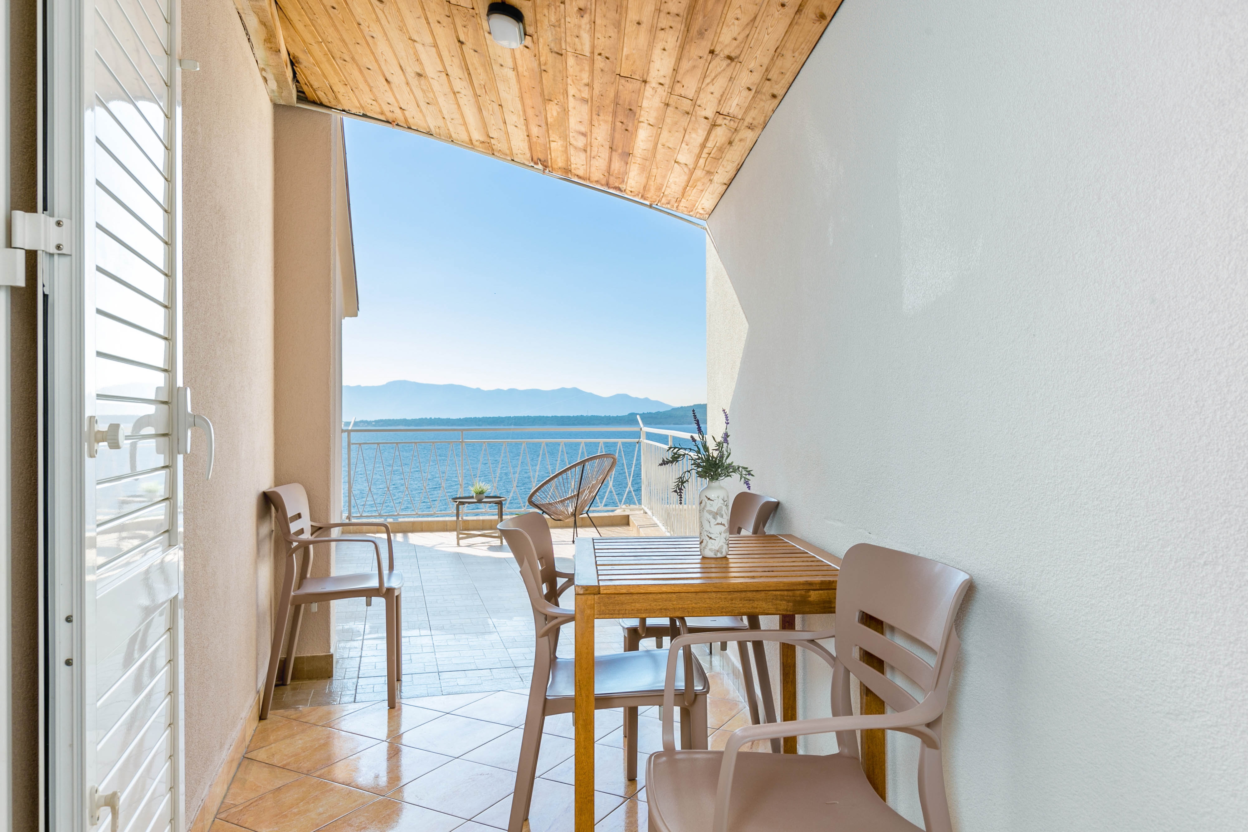 One bedroom apartment with terrace and sea view Živogošće - Blato, Makarska  A-g