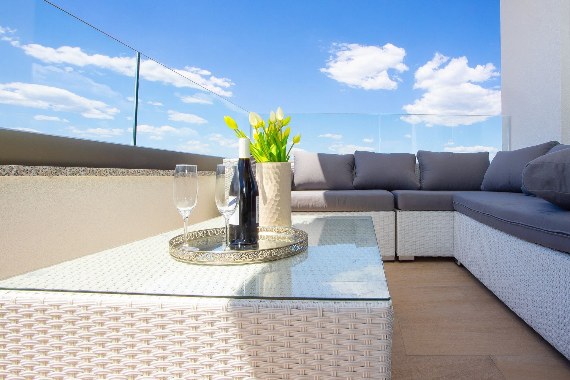 Two bedroom apartment with terrace and sea view Promajna, Makarska  A-a