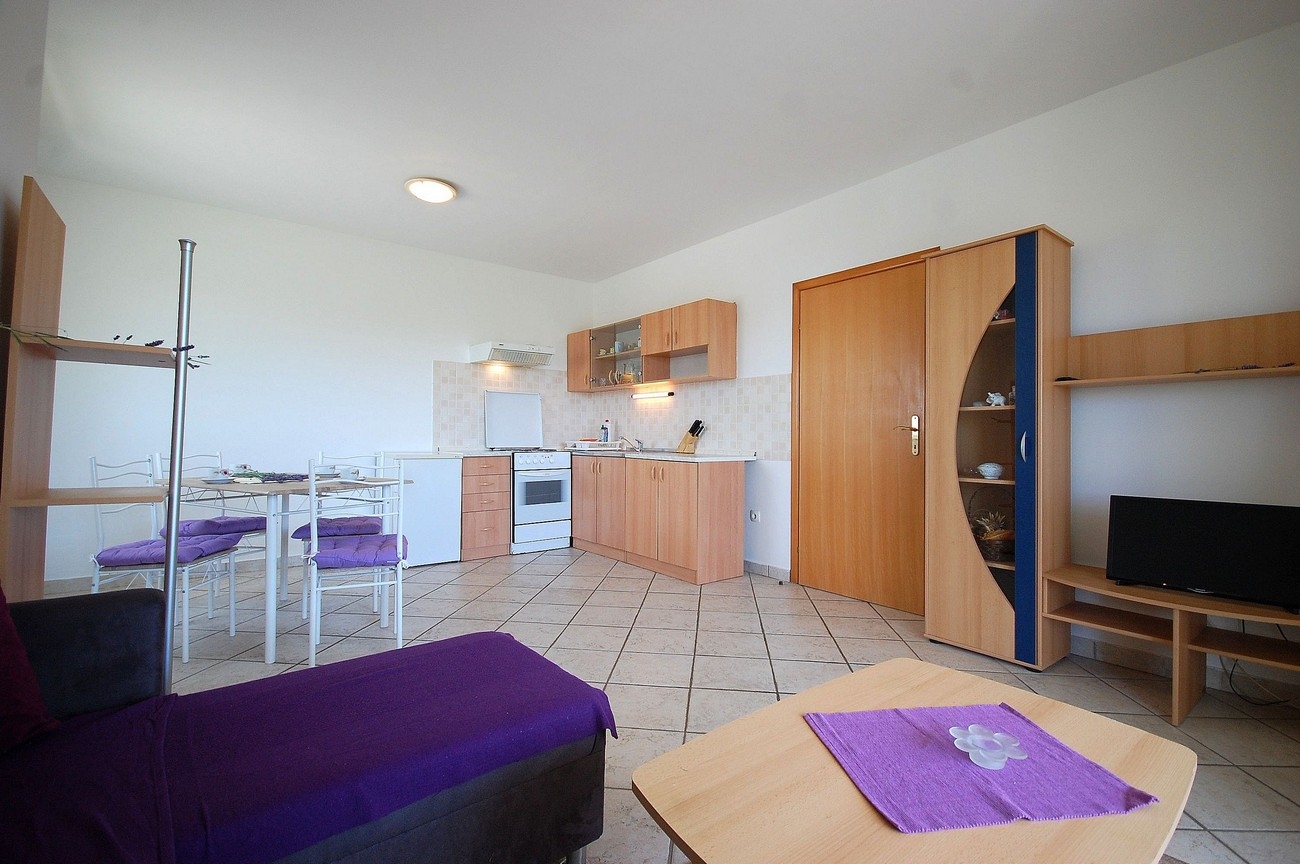 One bedroom apartment with balcony and sea view Kremenići, Krk (A-22269-a)