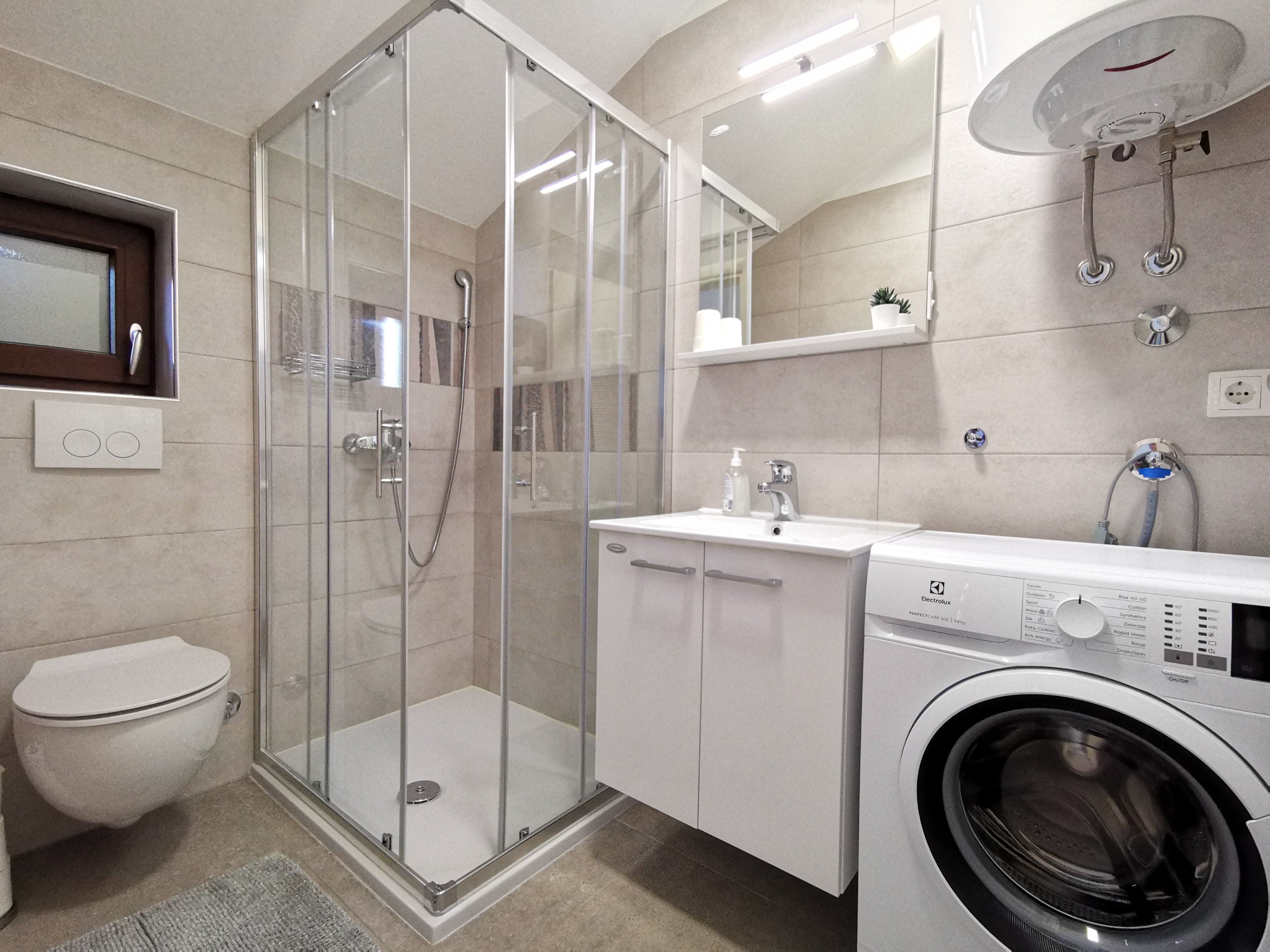 One bedroom apartment with terrace and sea view Crikvenica  A-b