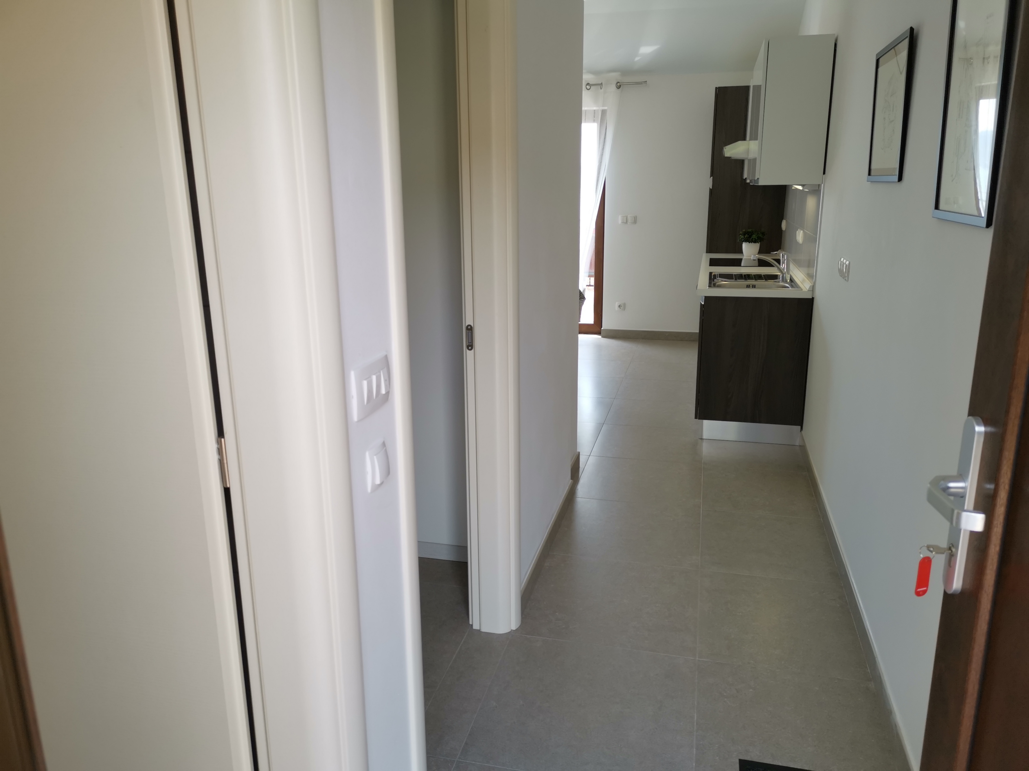 One bedroom apartment with terrace and sea view Crikvenica  A-b