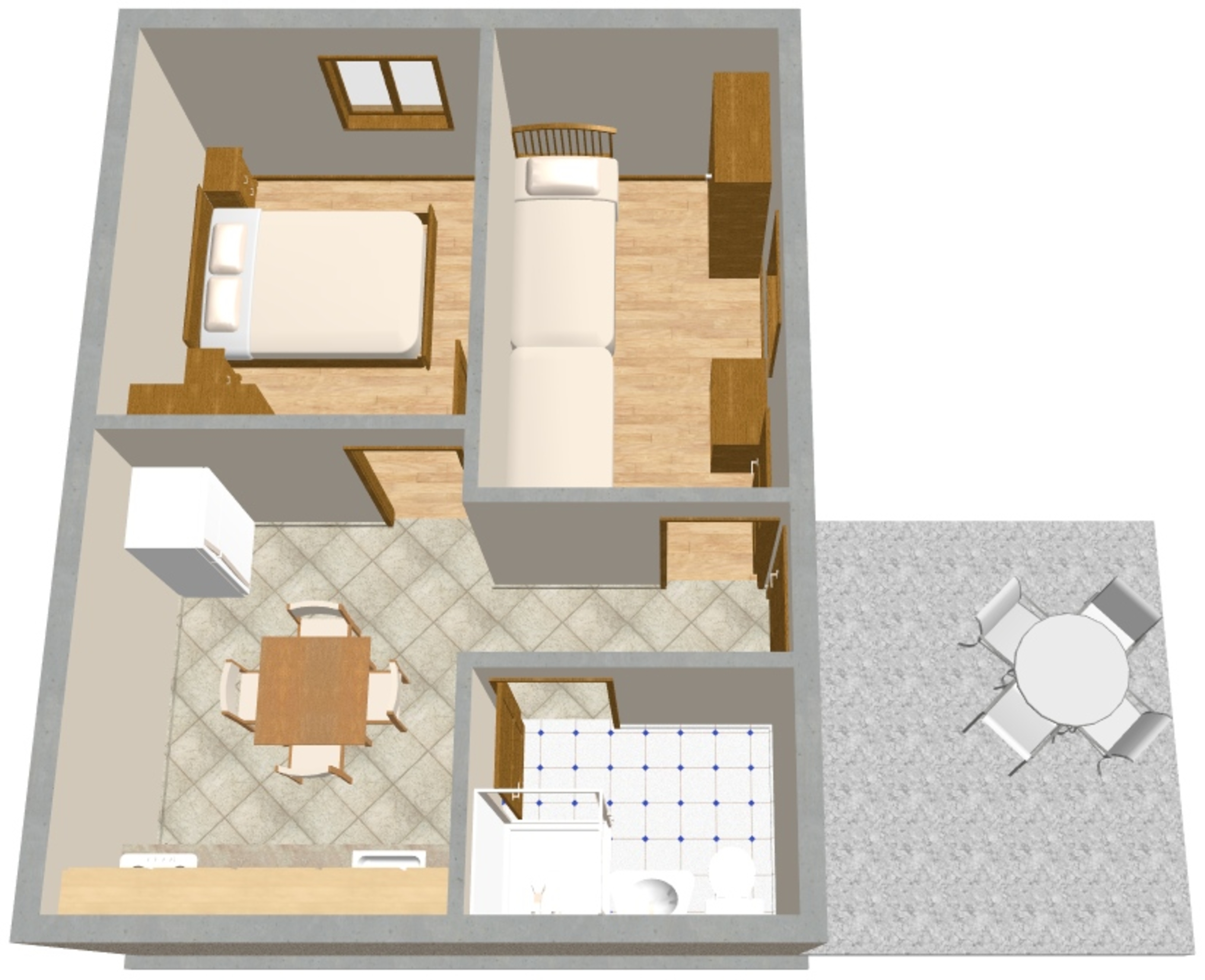 Two bedroom apartment with terrace Banjole, Pula  A-b