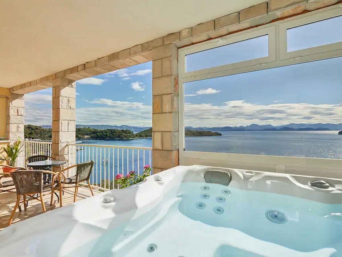 Dvosobni apartman uz plažu Sobra, Mljet  A-b