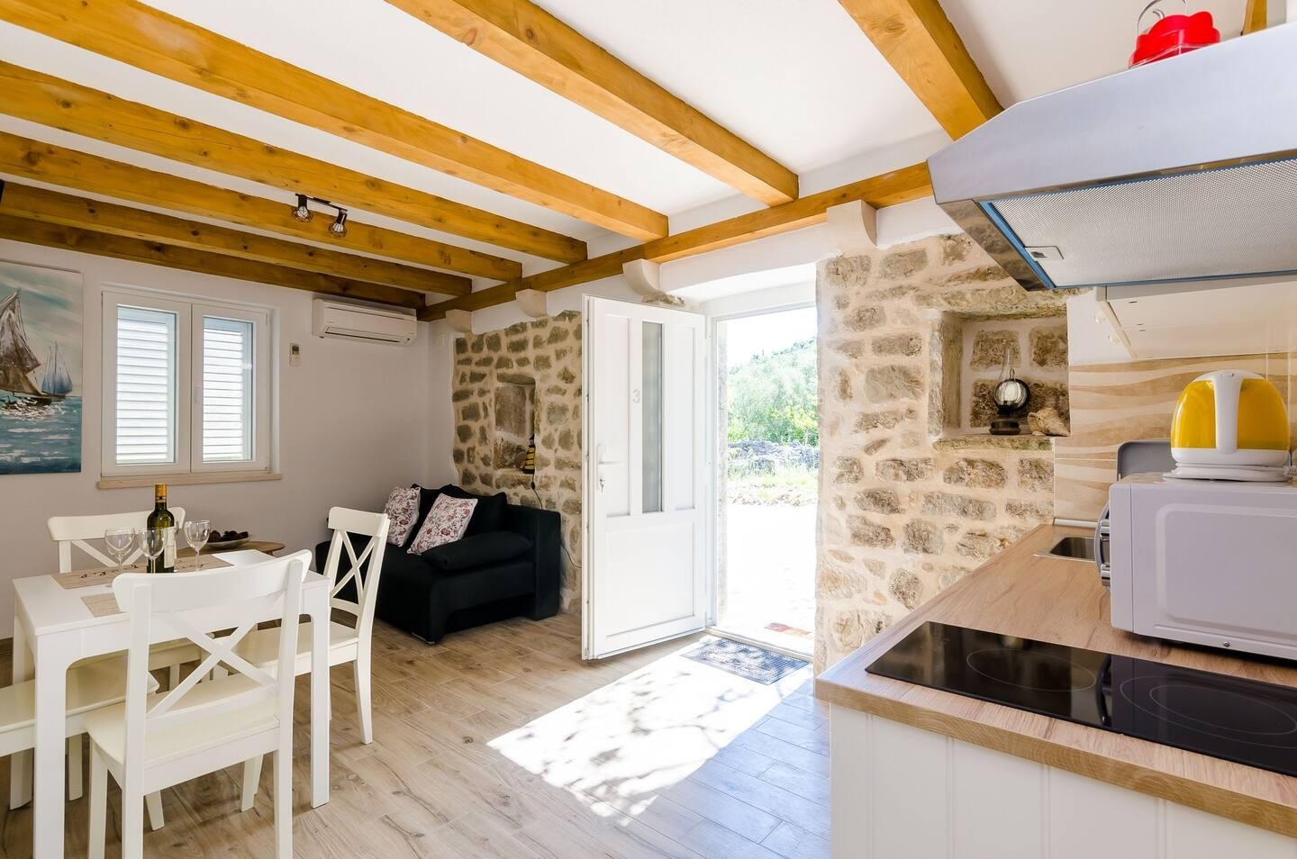 One bedroom apartment with air-conditioning Korita, Mljet (A-22342-c)