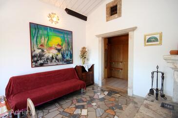 Living room Premantura, Living room in the apartment, dopusteni kucni ljubimci i WIFI.