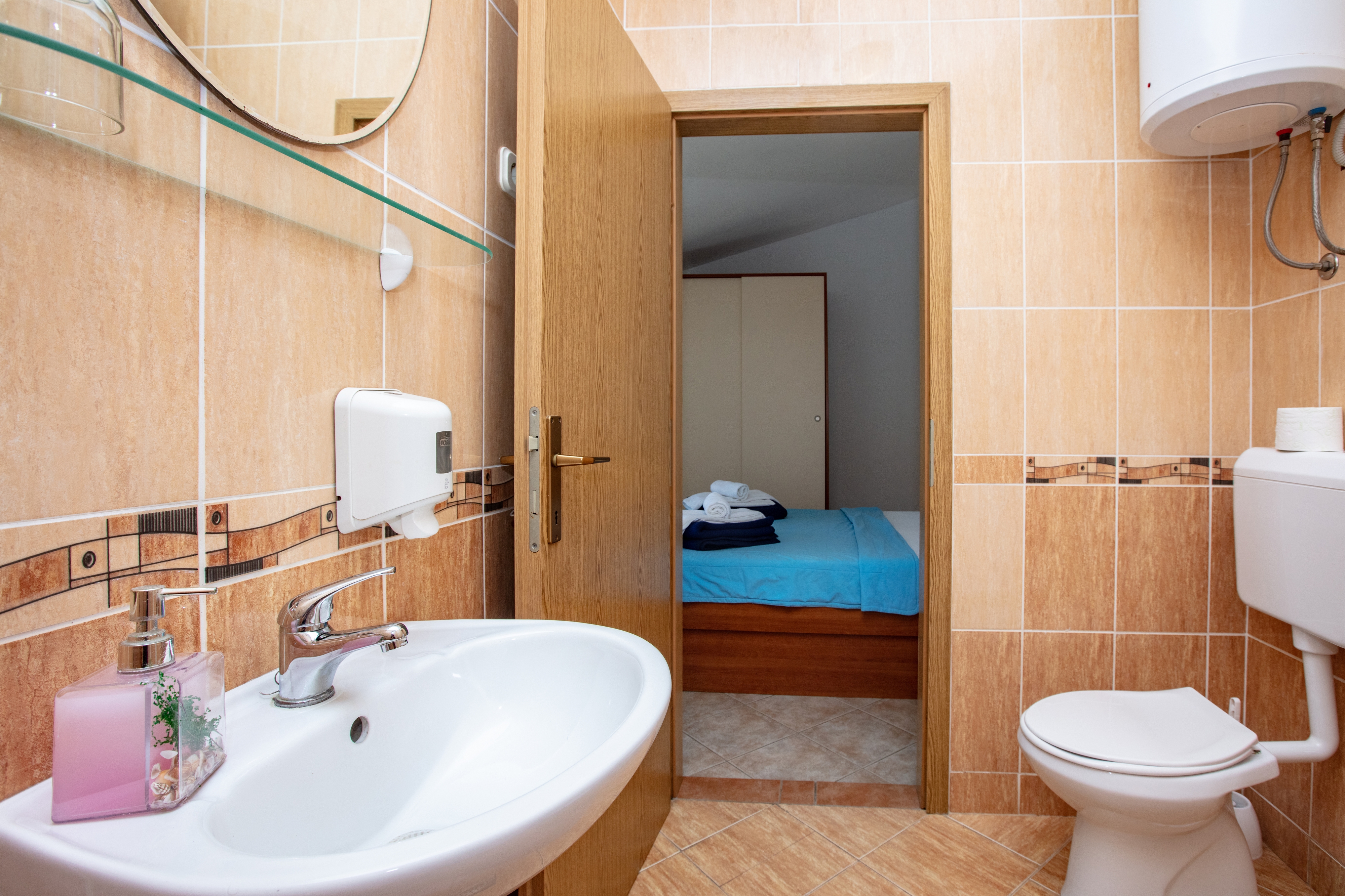 One bedroom apartment with terrace Pakoštane, Biograd  A-h