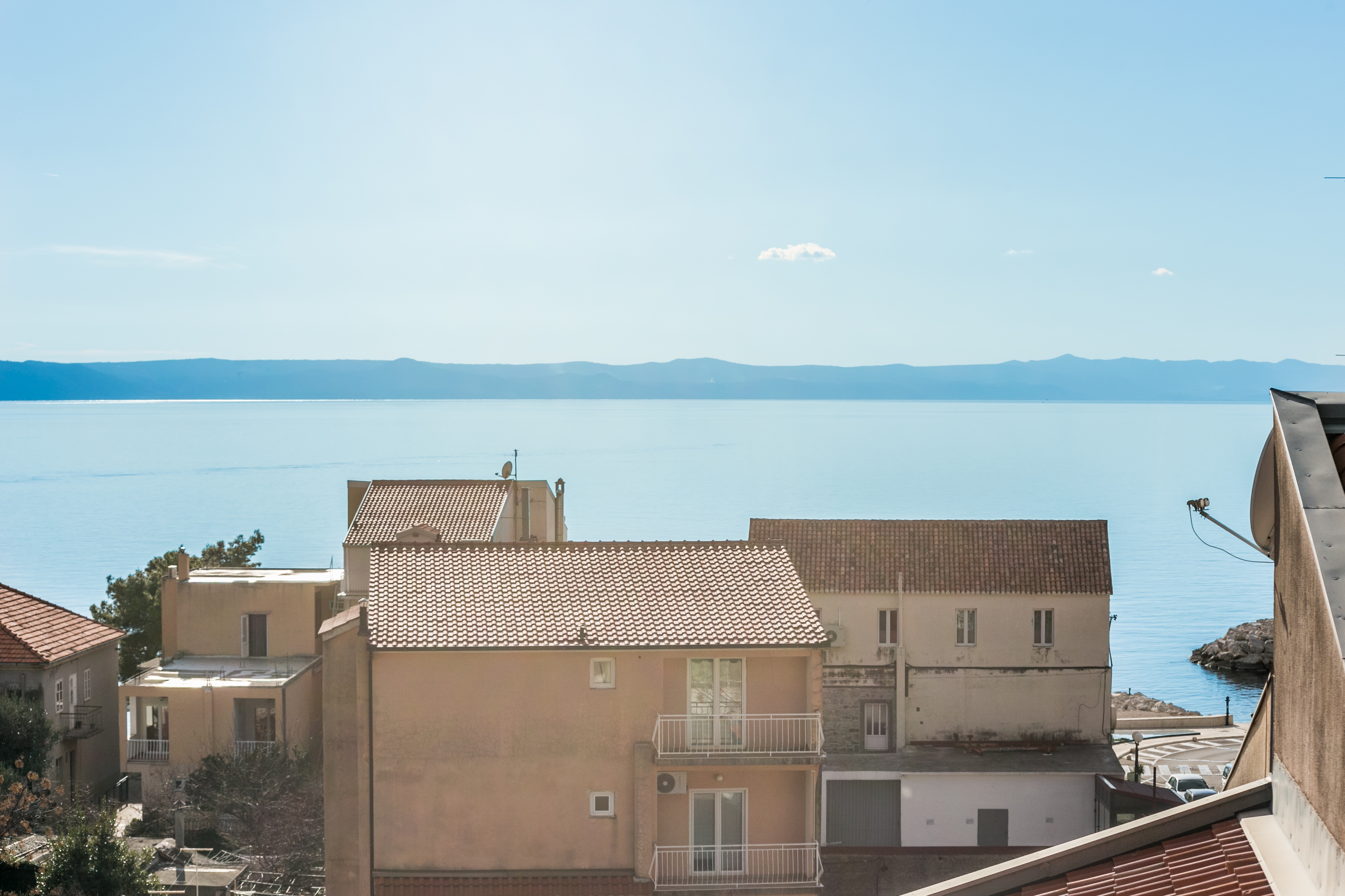 Two bedroom apartment with terrace and sea view Tučepi, Makarska  A-a