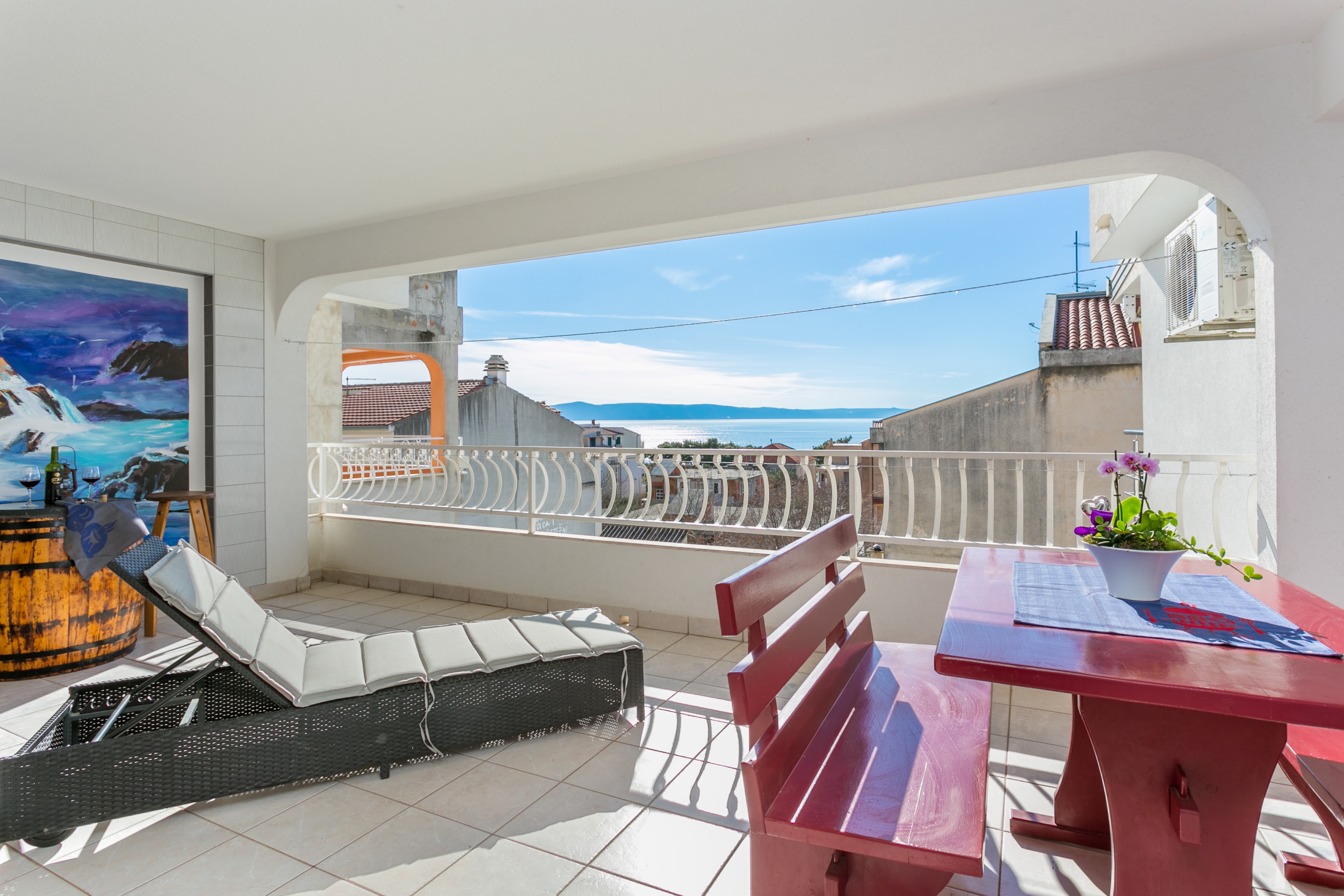 Two bedroom apartment with terrace and sea view Tučepi, Makarska (A-22384-b) Two bedroom apartment with terrace and sea view Tučepi, Makarska (A-22384-b)