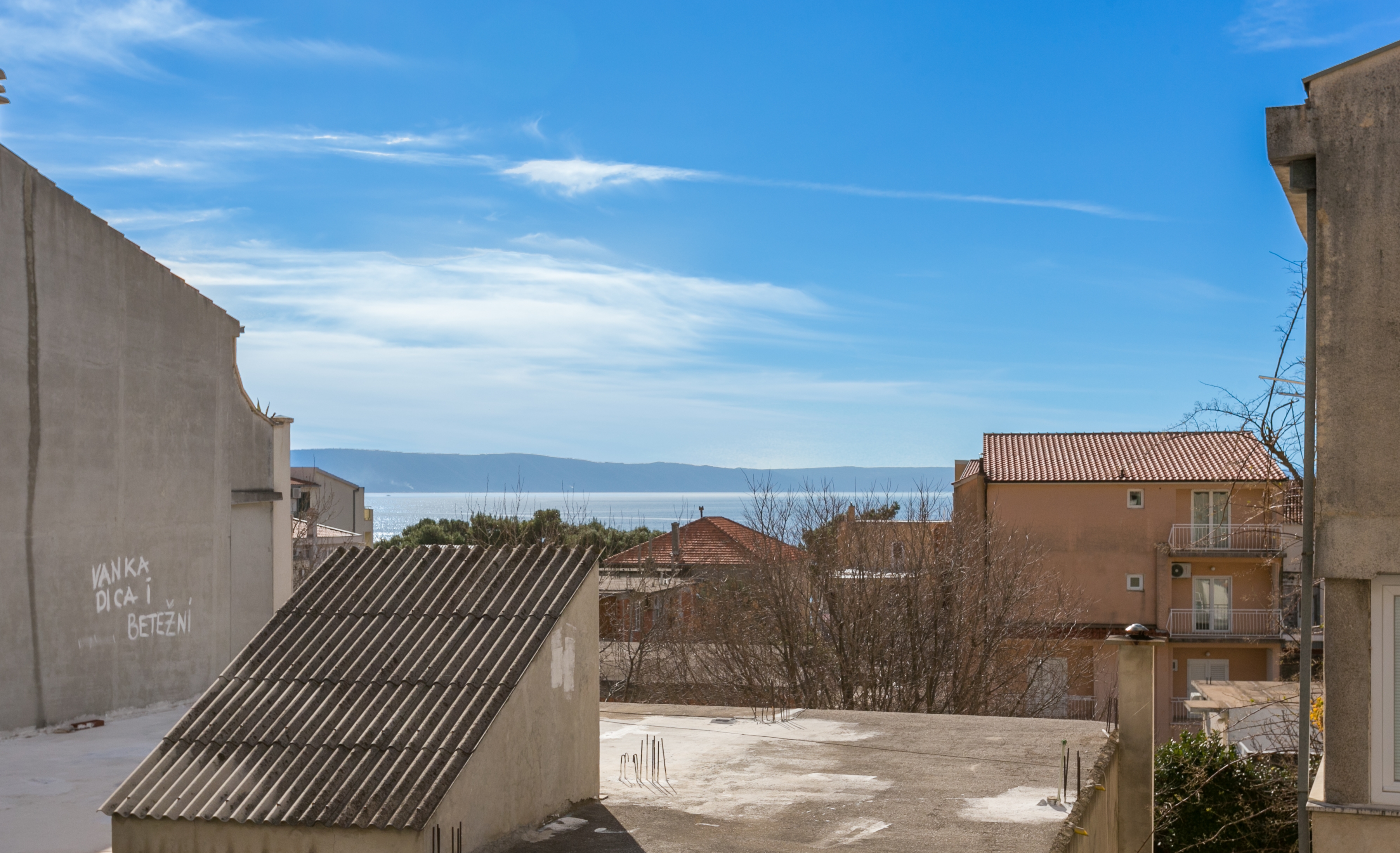 Two bedroom apartment with terrace and sea view Tučepi, Makarska  A-c