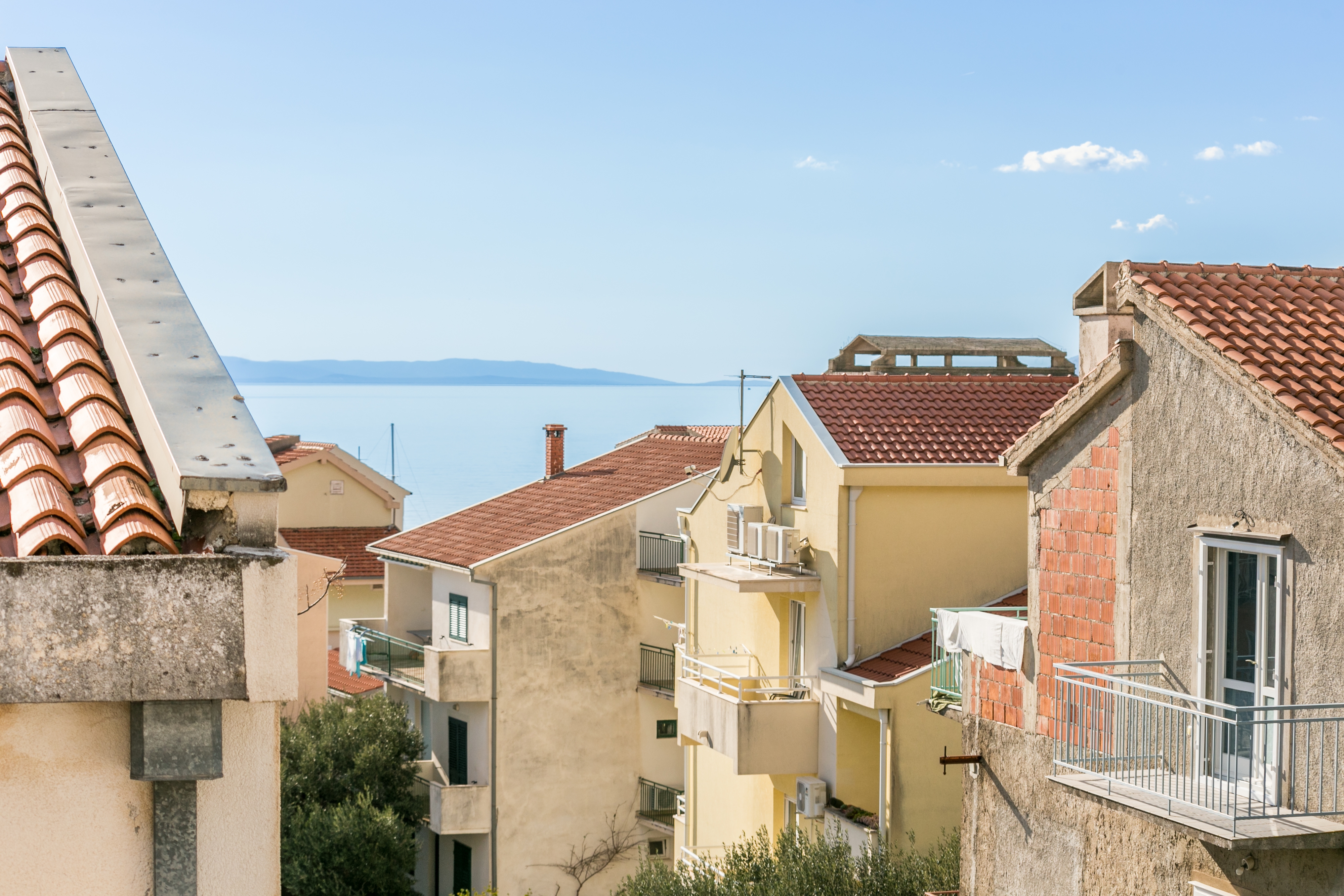 Two bedroom apartment with balcony and sea view Tučepi, Makarska  A-e