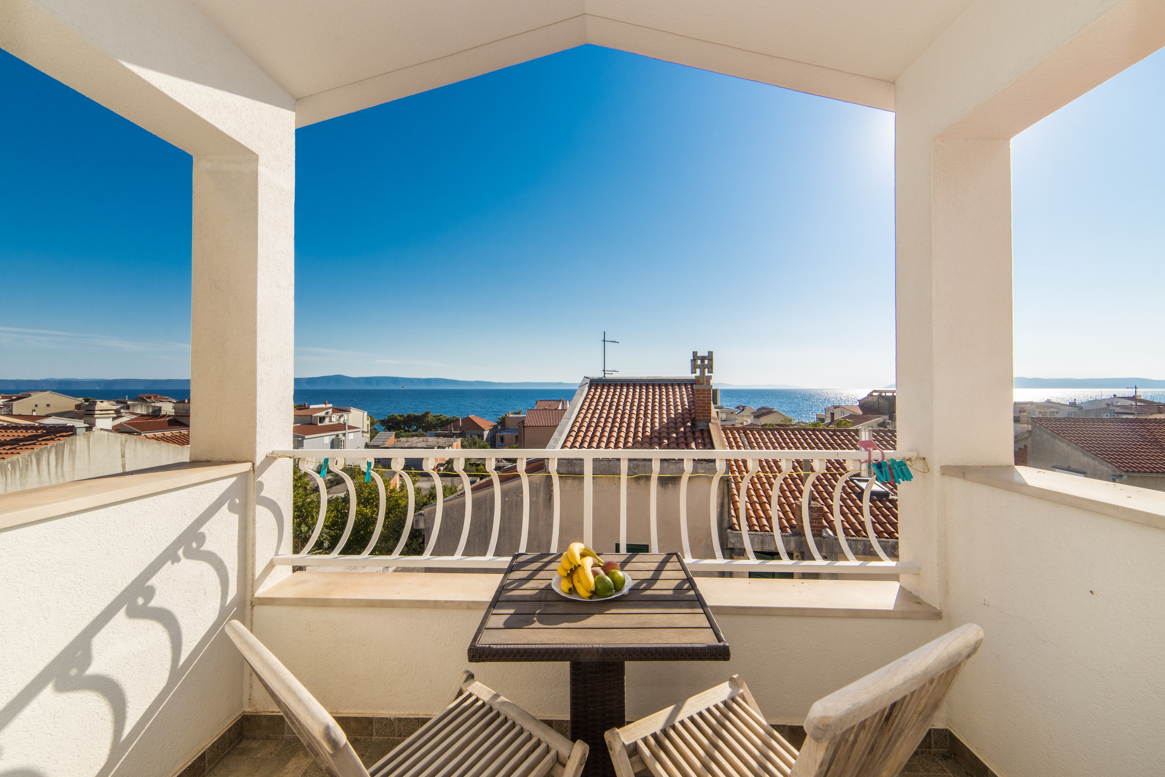 Studio flat with terrace and sea view Tučepi (Makarska) (AS-22384-a)