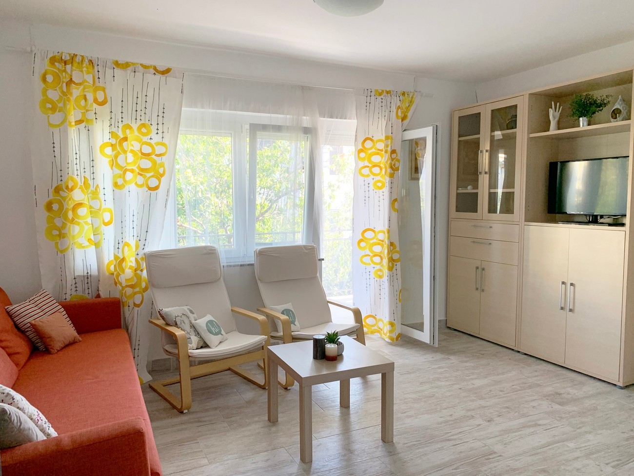 Two bedroom apartment with balcony Krk  A-a