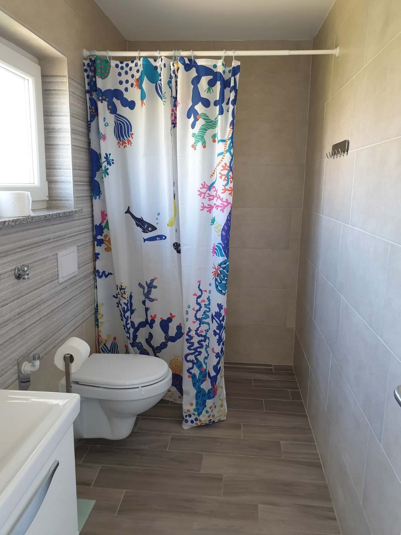 Two bedroom apartment with balcony and sea view Krk  A-b