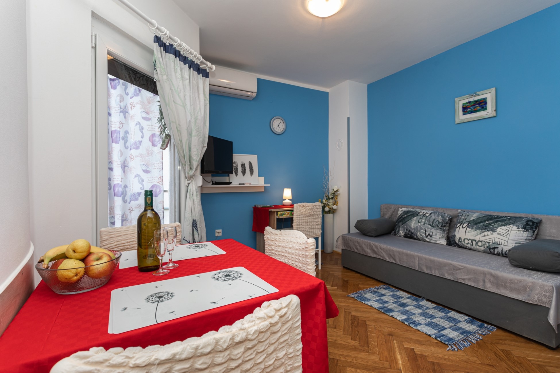 One bedroom apartment with balcony Baška, Krk  A-a