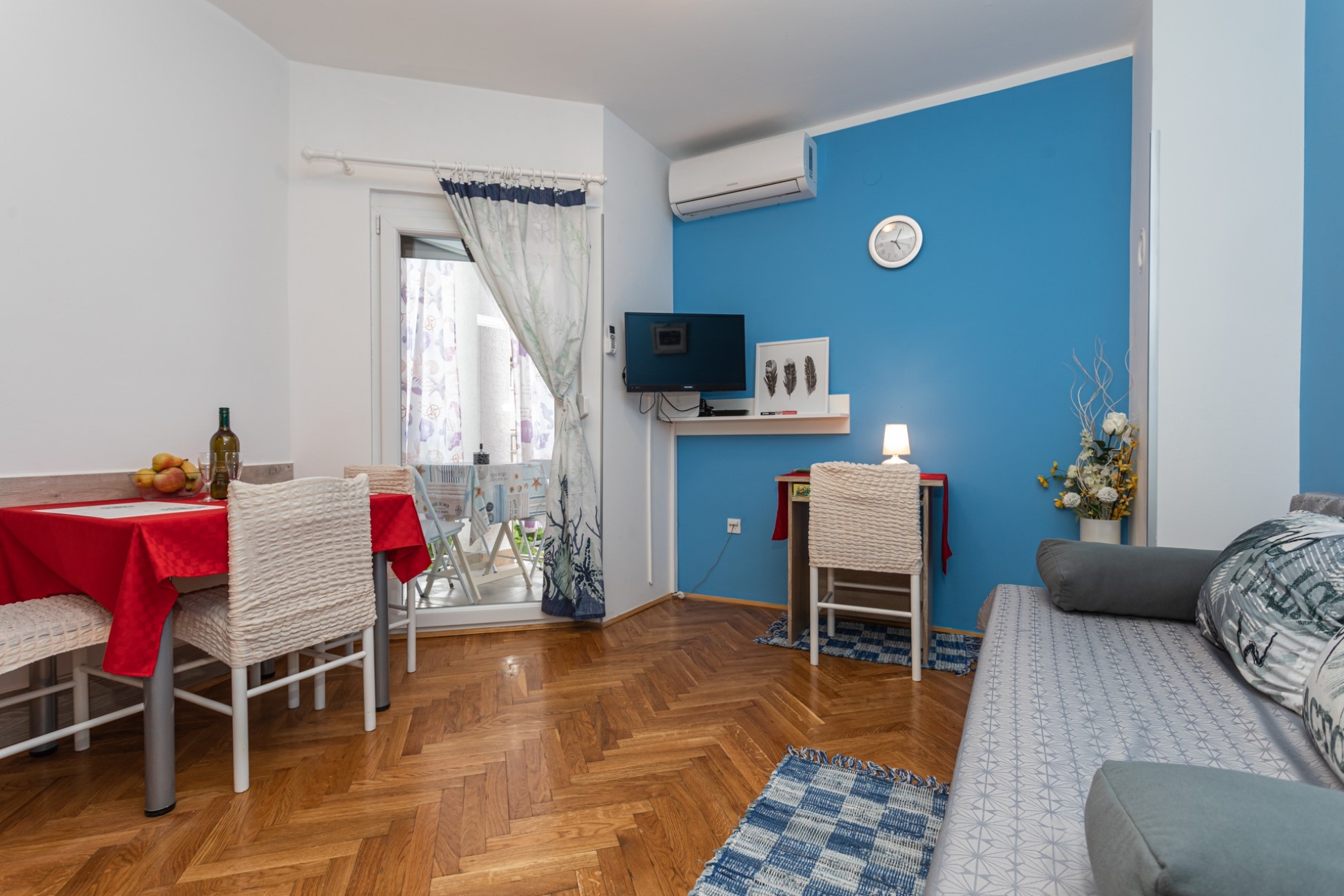 One bedroom apartment with balcony Baška, Krk  A-a