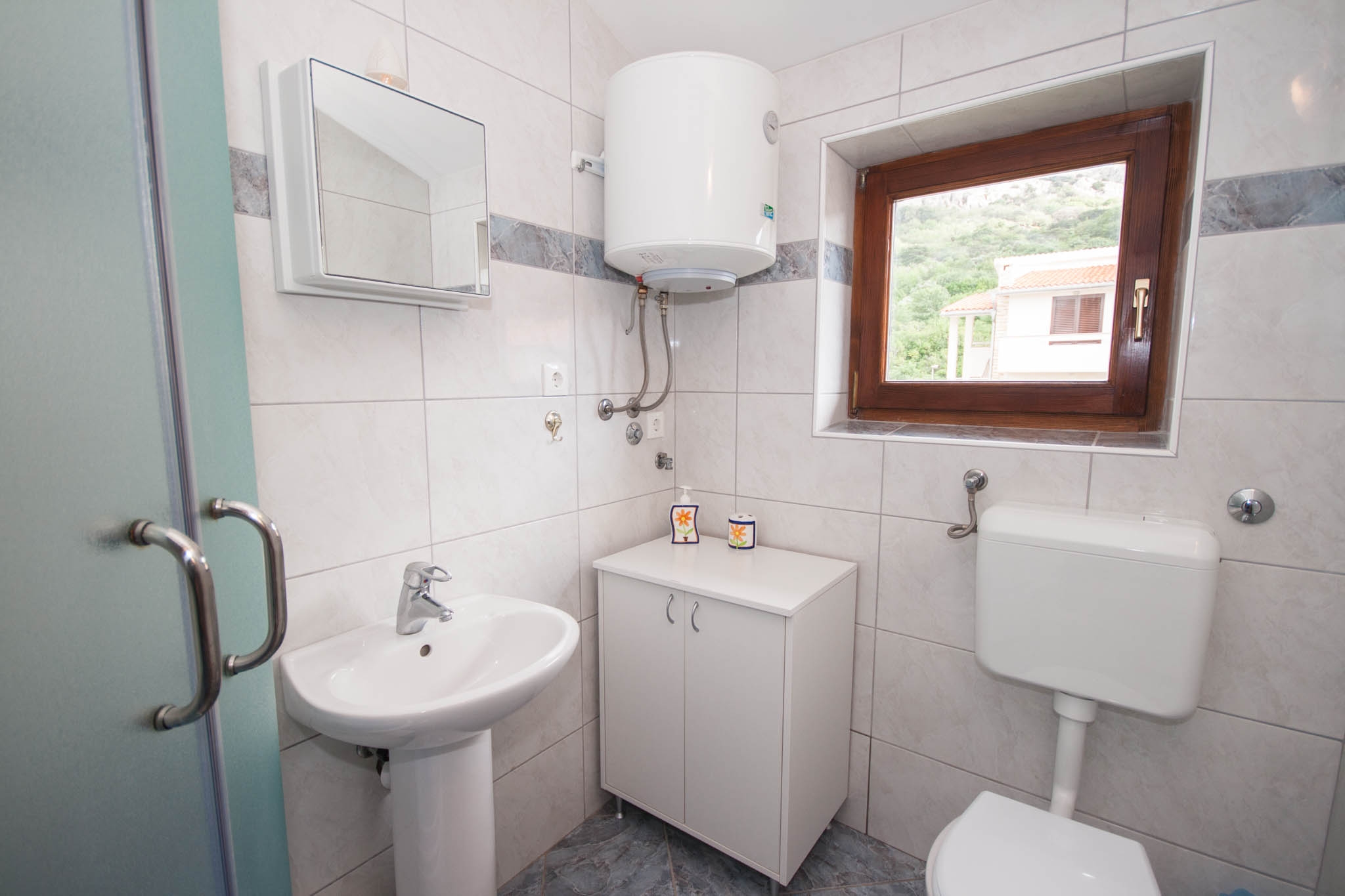 Three bedroom apartment with balcony Baška, Krk  A-b