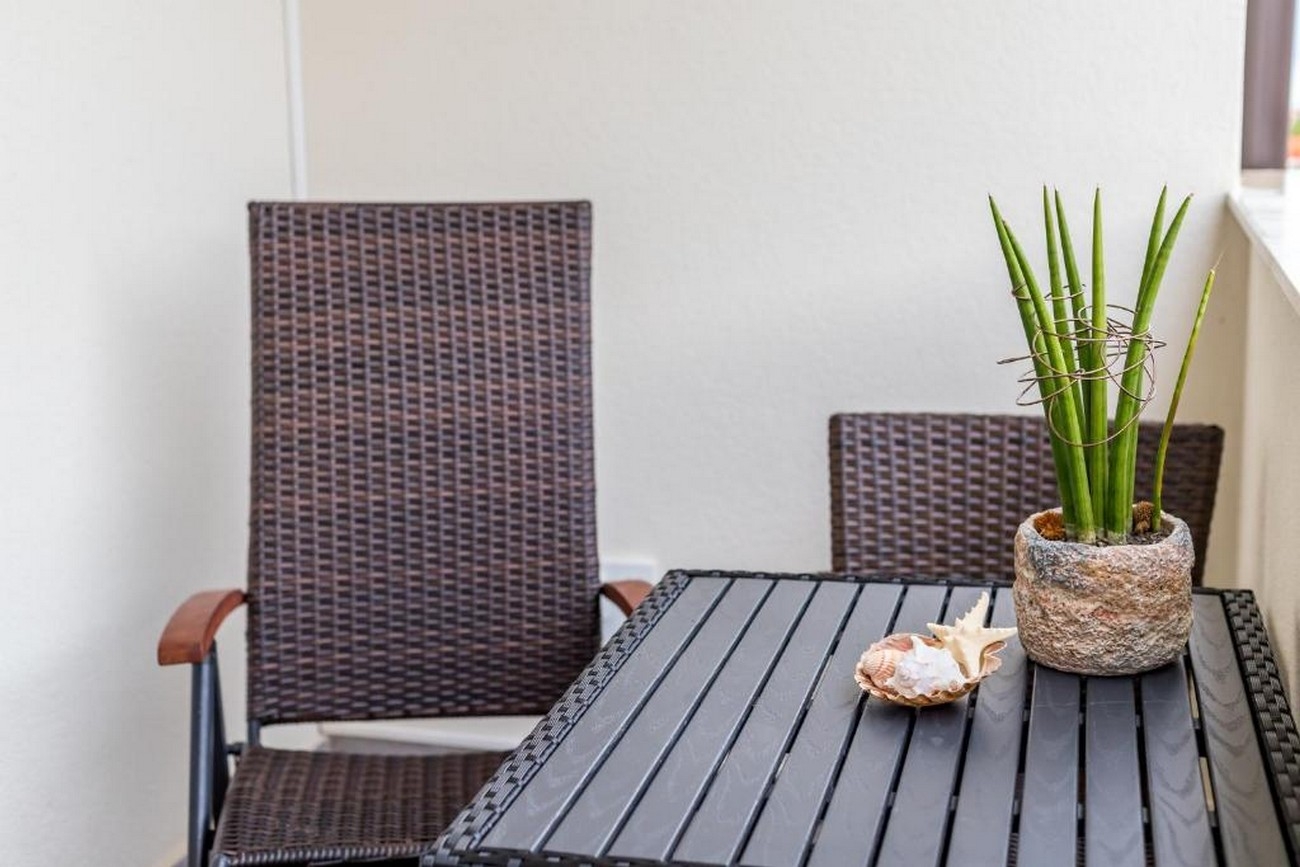 Two bedroom apartment with balcony and sea view Baška, Krk  A-a