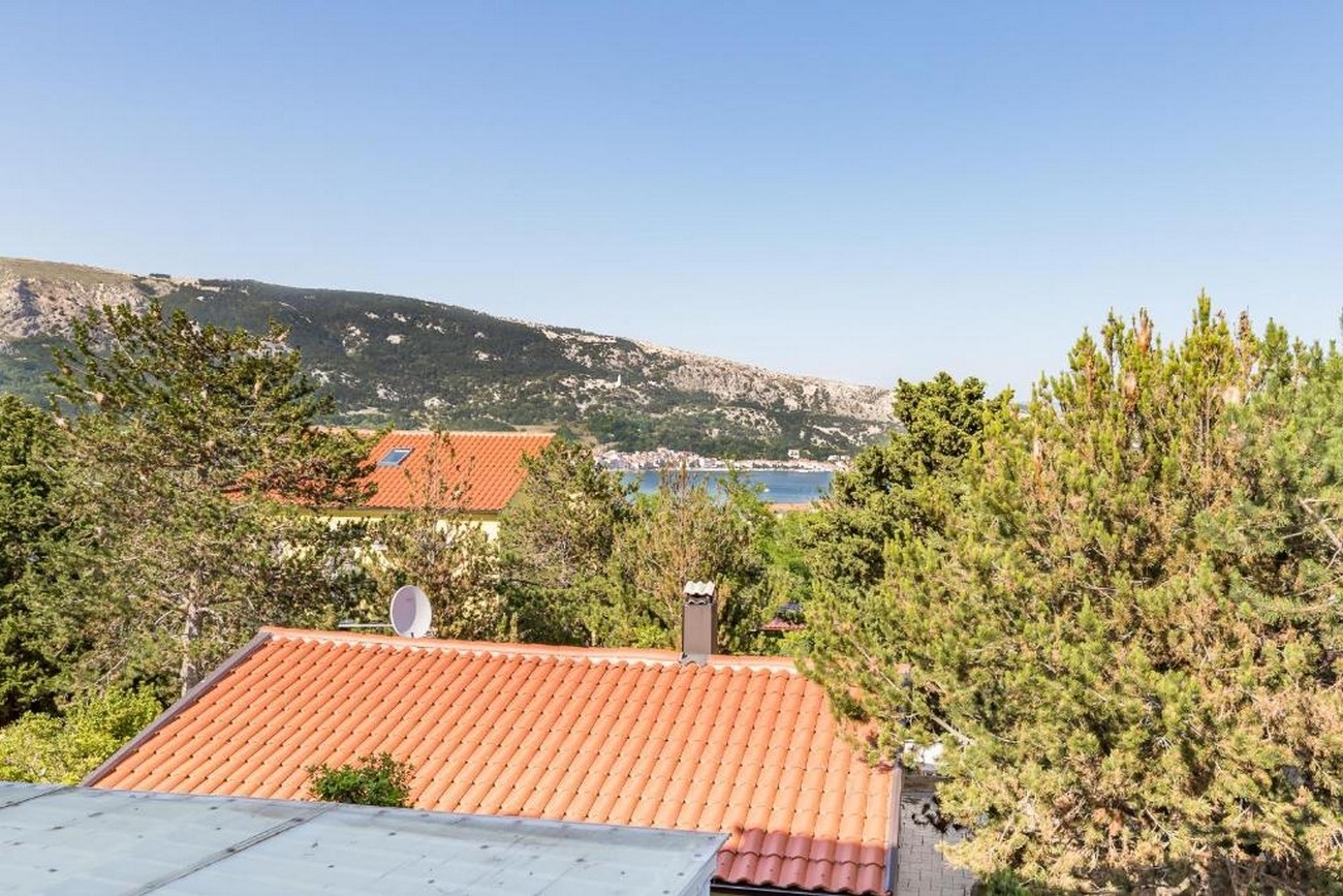 One bedroom apartment with balcony and sea view Baška, Krk  A-a
