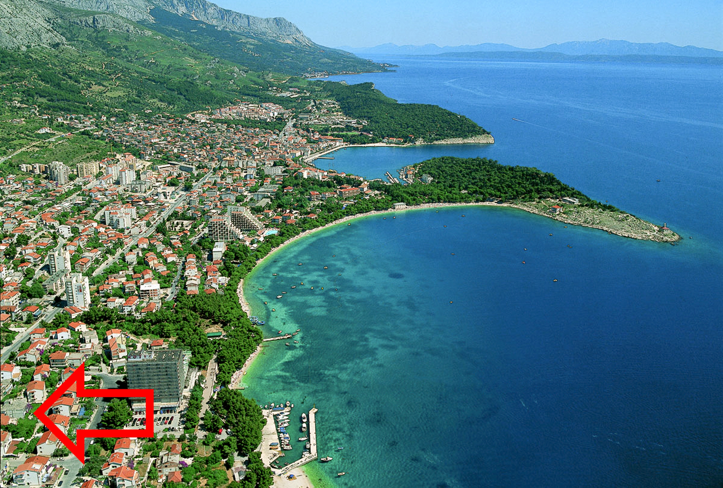 Studio flat with terrace Makarska  AS-a