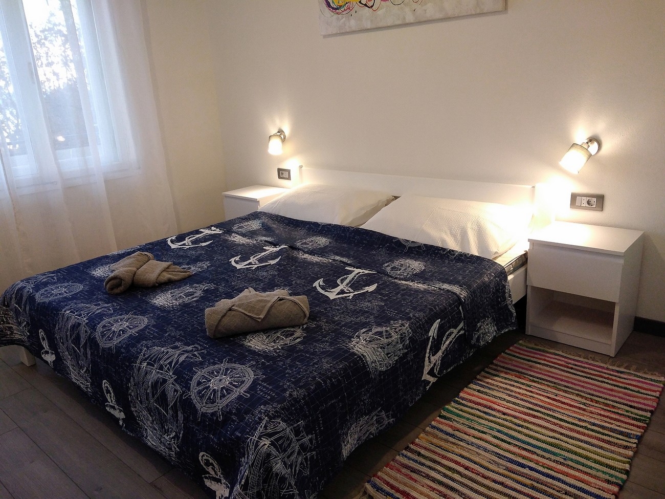 Two bedroom apartment with terrace and sea view Crikvenica  A-a