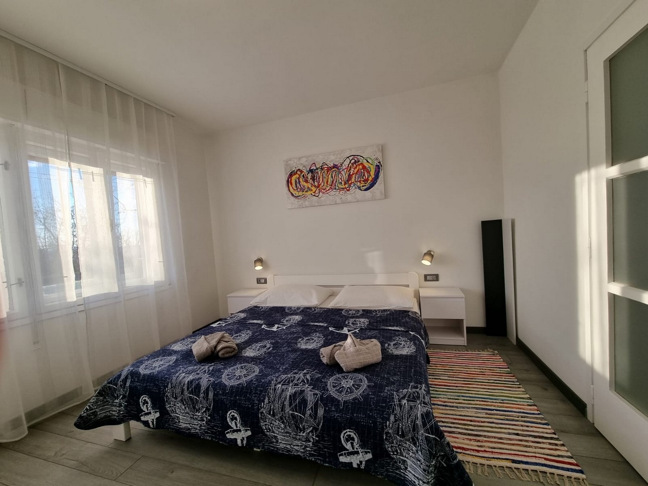 Two bedroom apartment with terrace and sea view Crikvenica  A-a