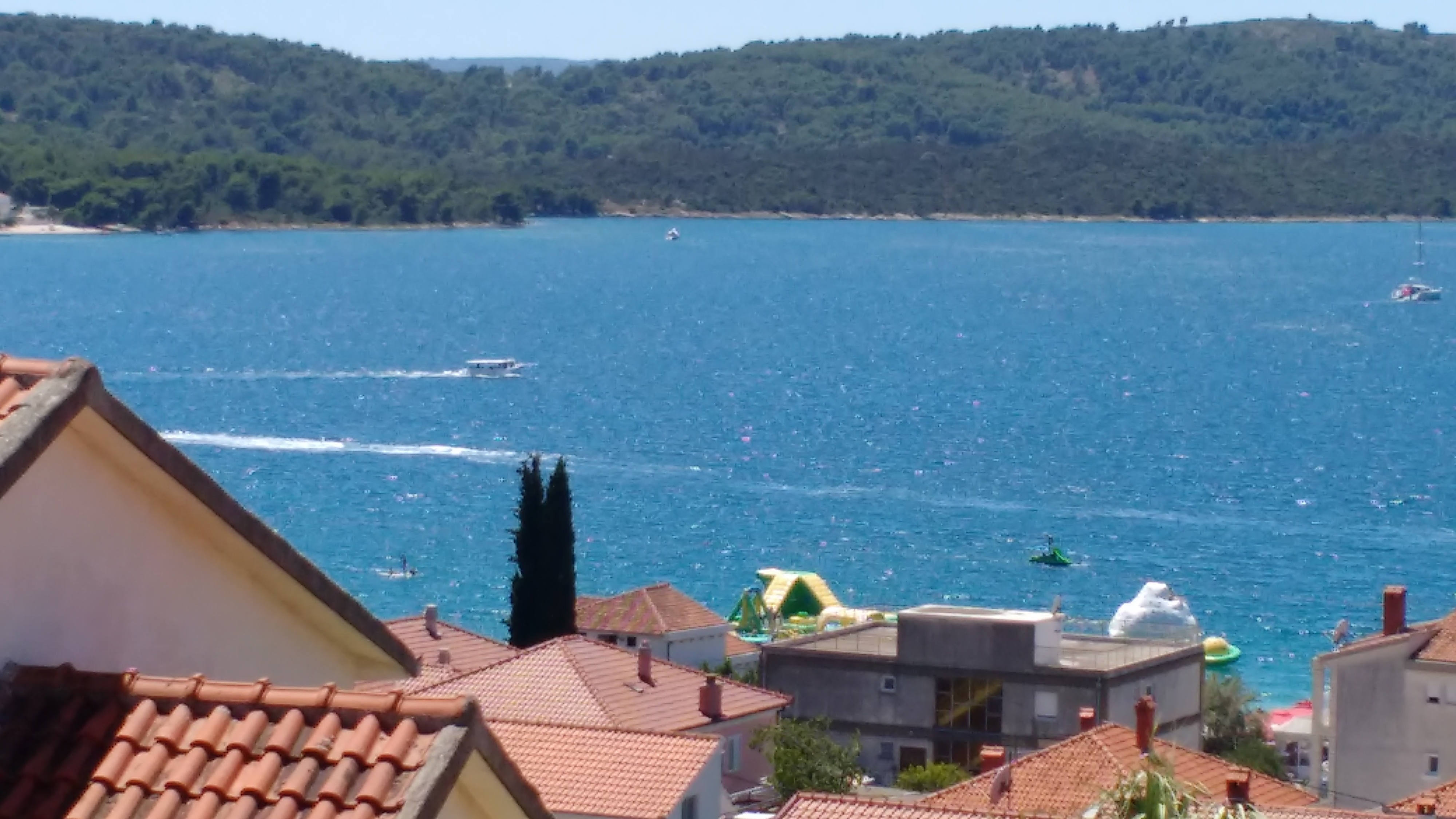 Two bedroom apartment with balcony and sea view Okrug Gornji, Čiovo  A-a