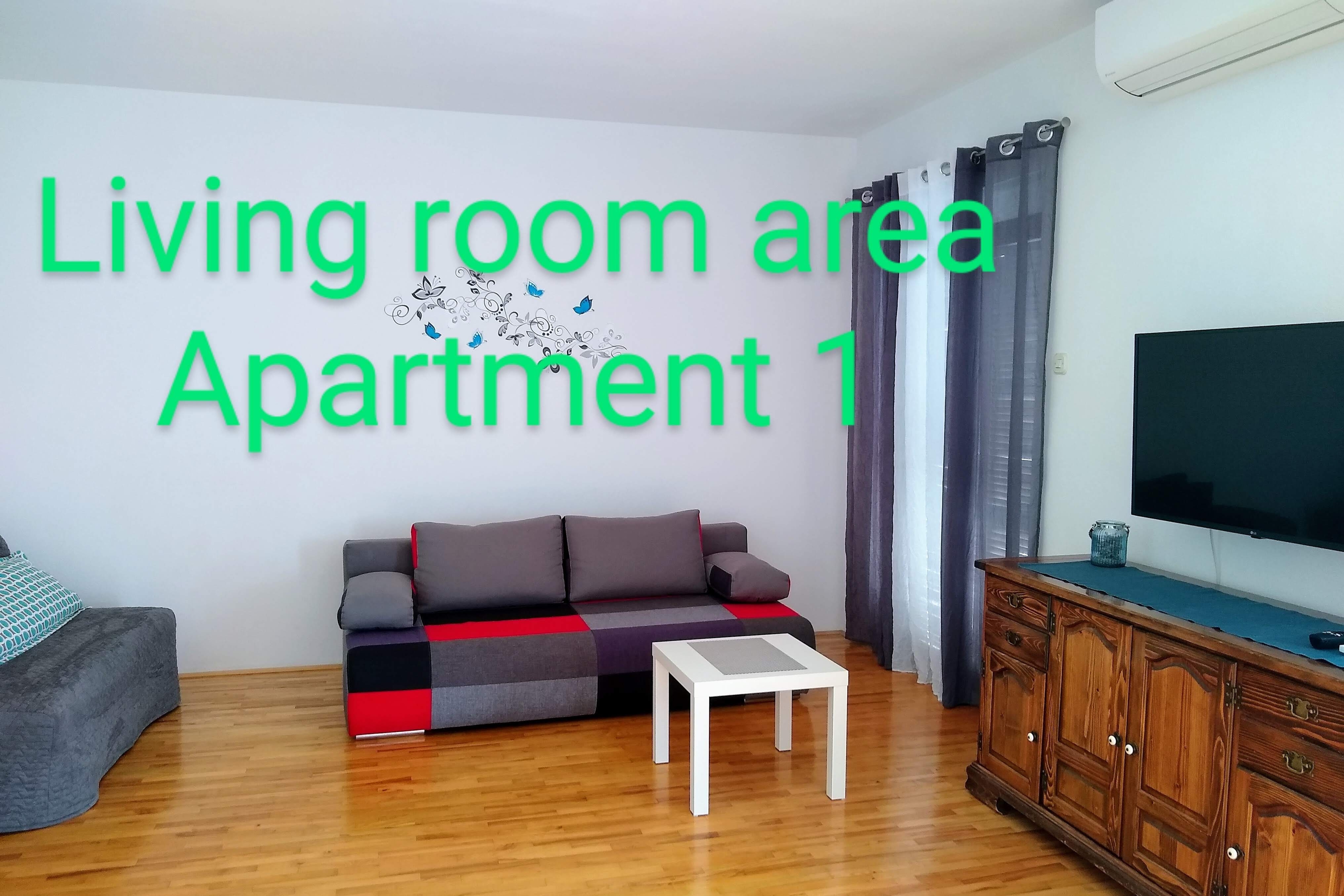 One bedroom apartment with balcony and sea view Okrug Gornji, Čiovo  A-b