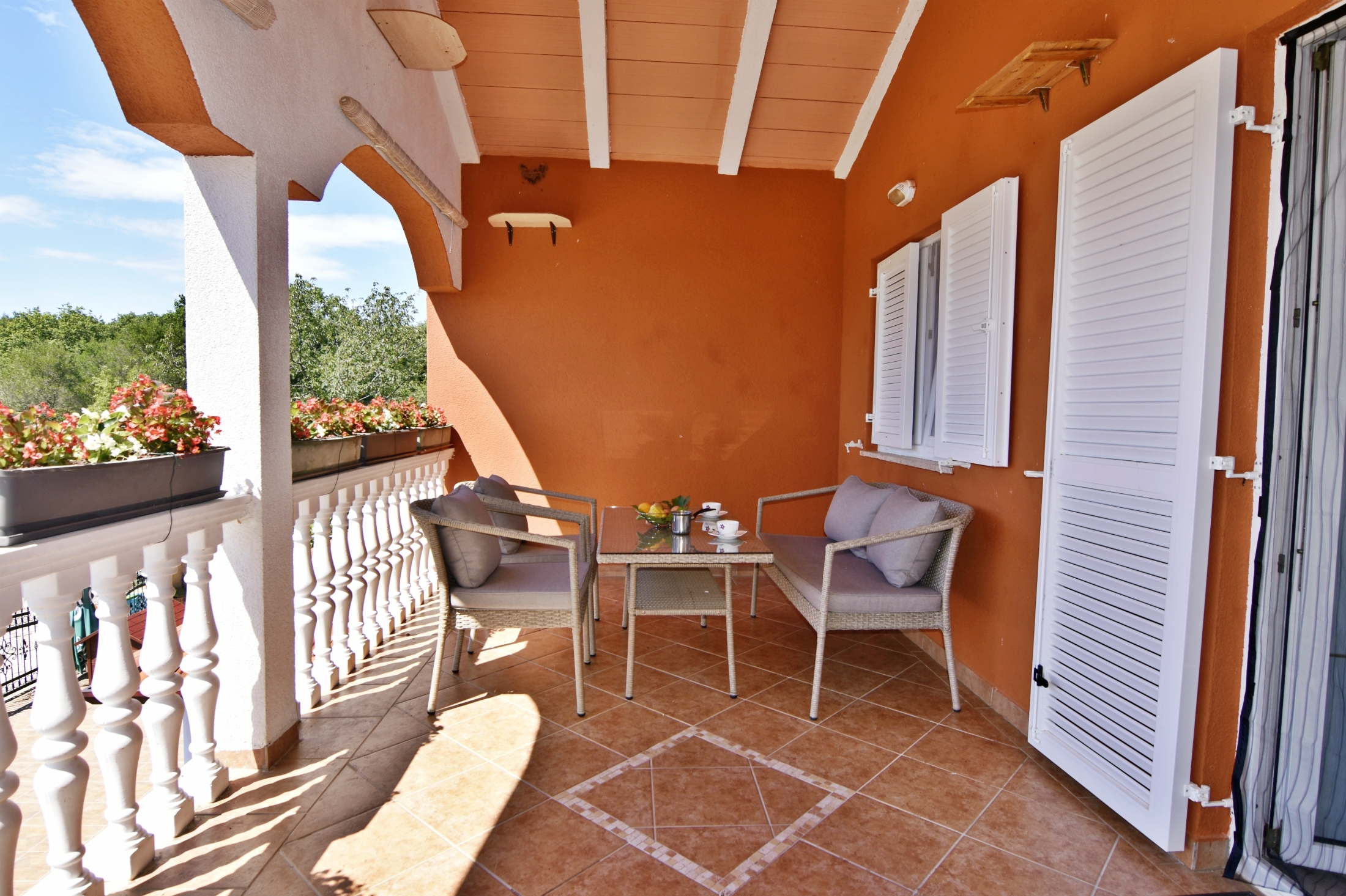 One bedroom apartment with terrace Valica, Umag  A-c