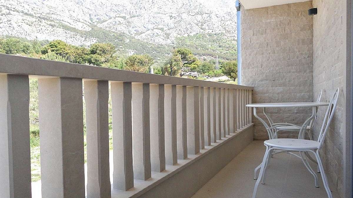 Studio flat with balcony and sea view Baška Voda, Makarska  AS-a