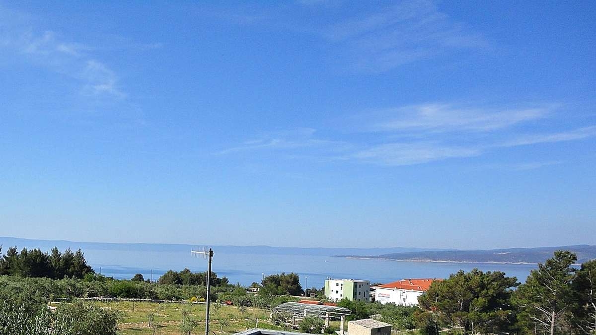 Studio flat with balcony and sea view Baška Voda, Makarska  AS-a