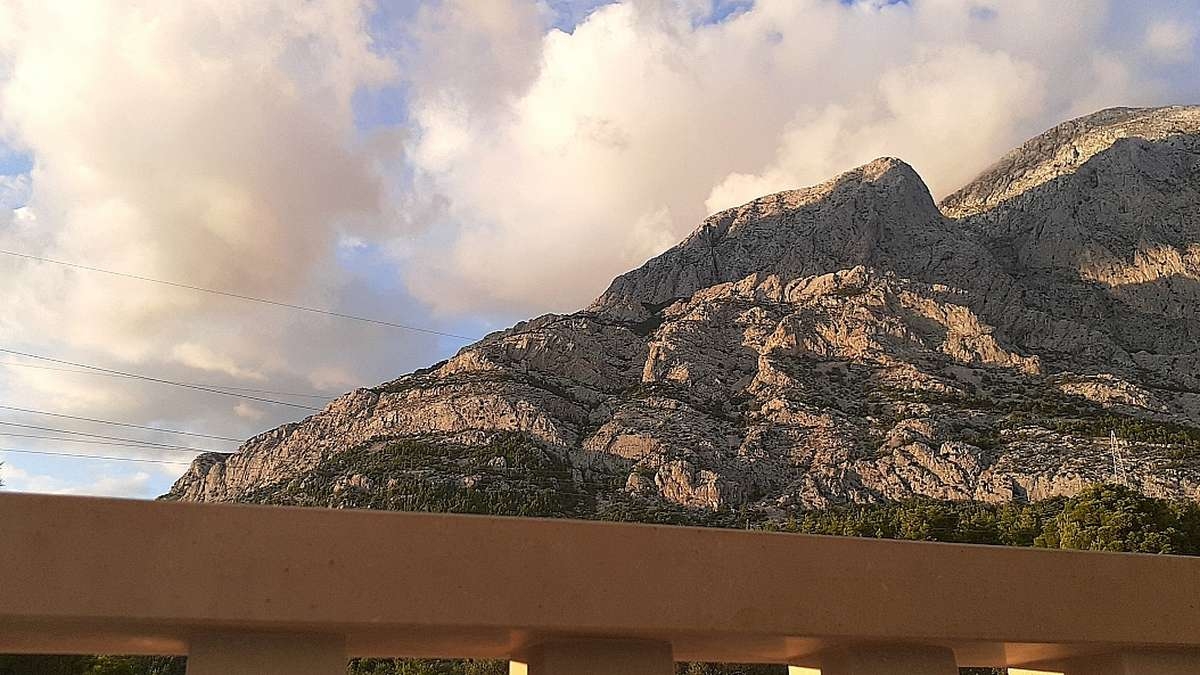 Studio flat with balcony and sea view Baška Voda, Makarska  AS-a