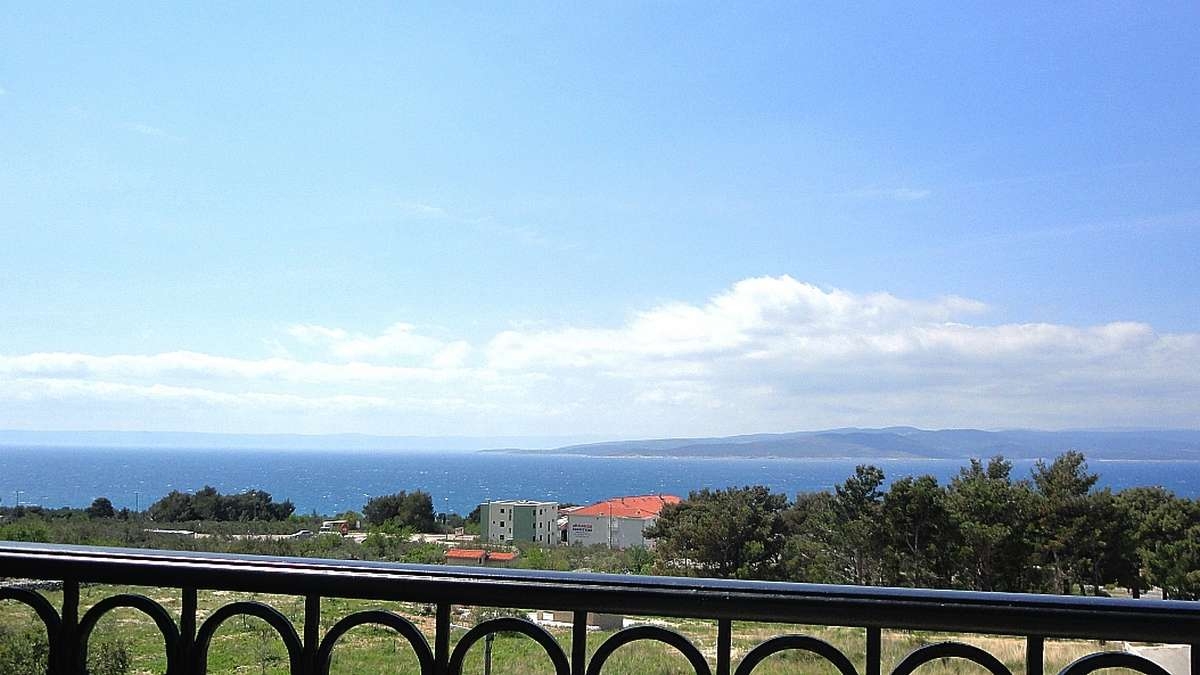 Studio flat with balcony and sea view Baška Voda, Makarska  AS-b
