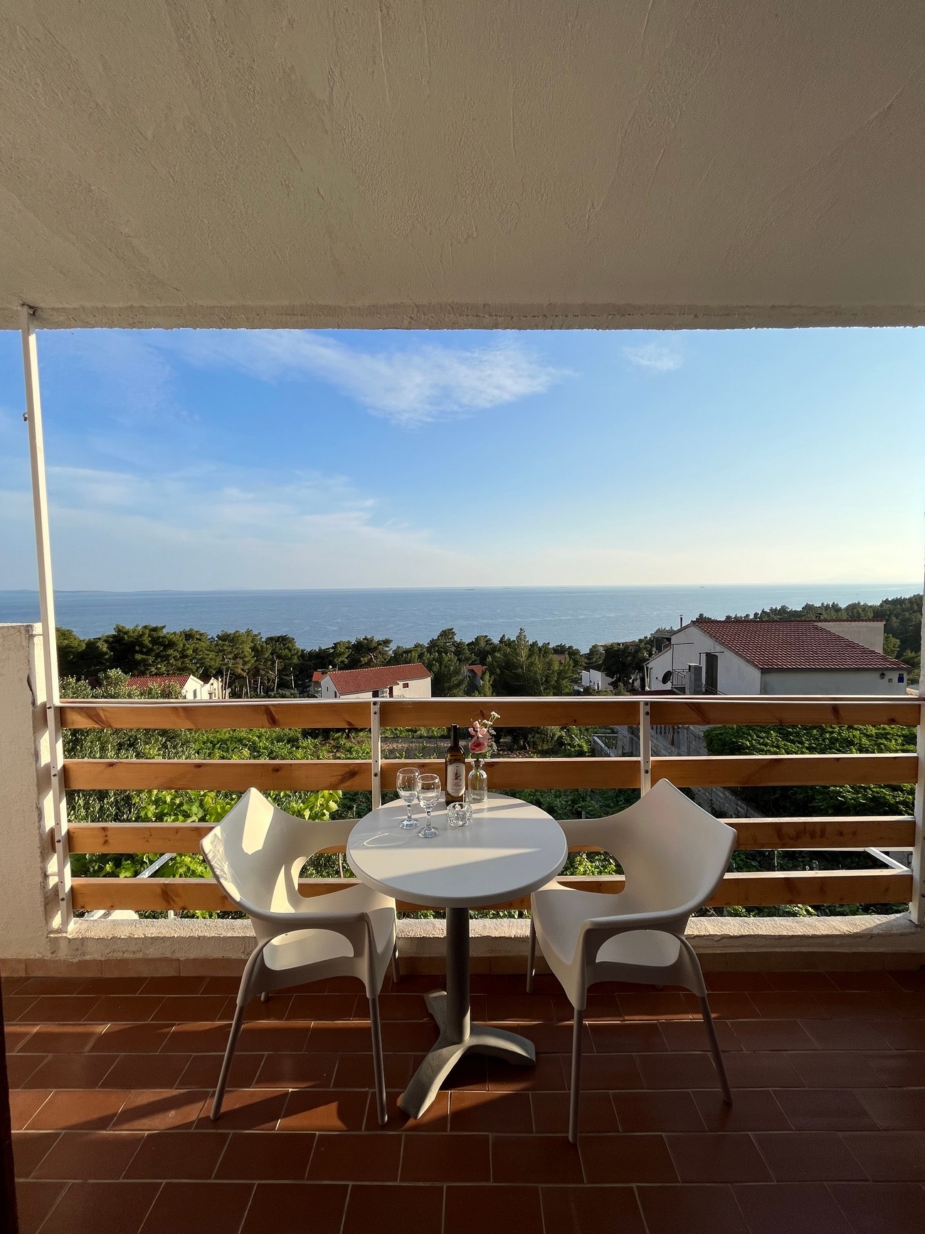 One bedroom apartment with terrace and sea view Ivan Dolac, Hvar  A-c