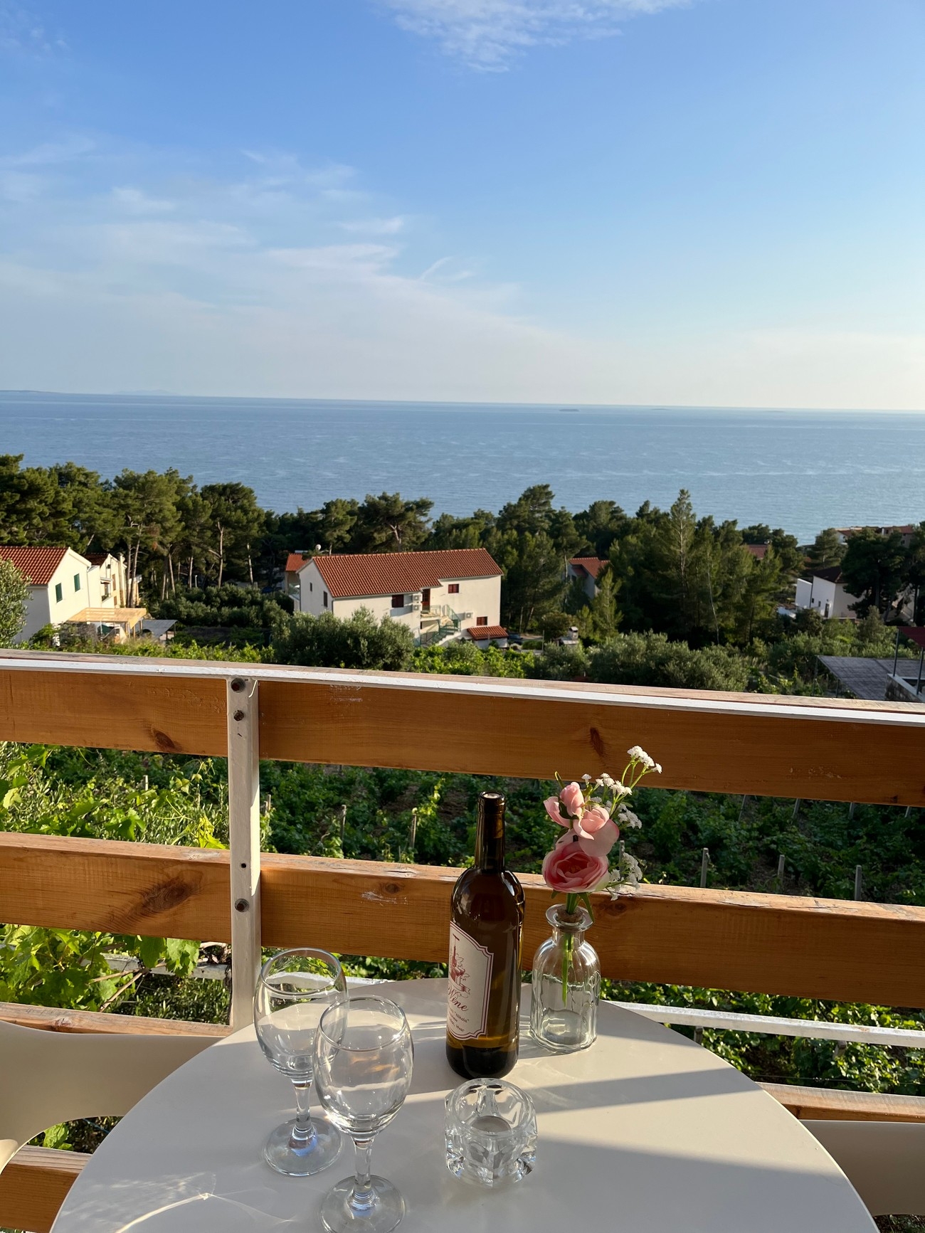 One bedroom apartment with terrace and sea view Ivan Dolac, Hvar  A-c