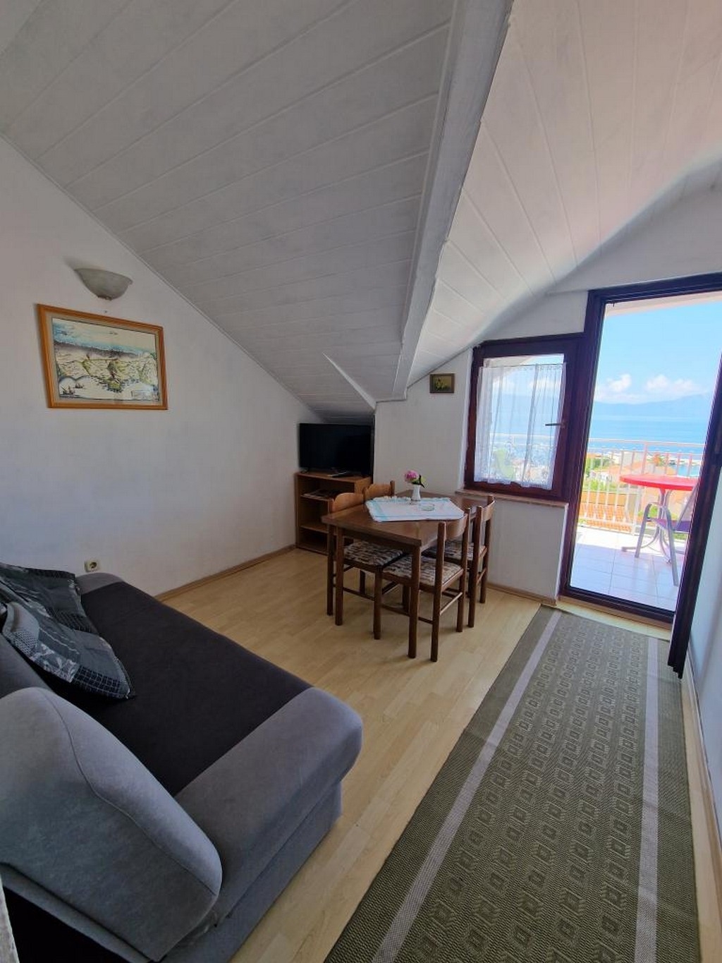 Two bedroom apartment with terrace and sea view Gradac, Makarska (A-22460-d)
