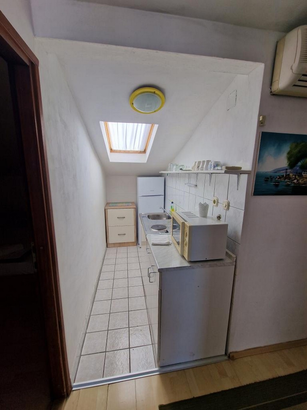 Two bedroom apartment with balcony and sea view Gradac, Makarska (A-22460-e)