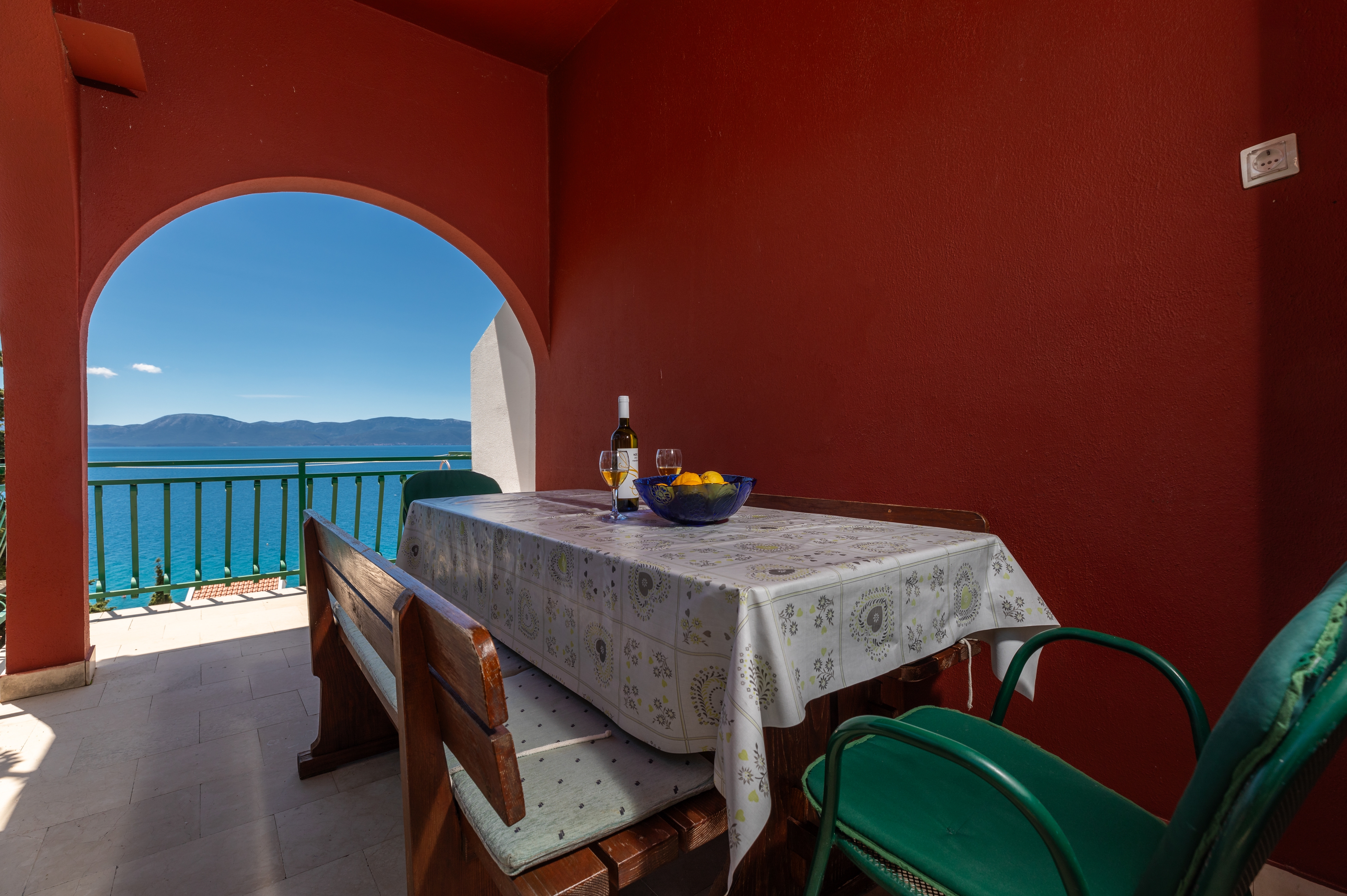 Two bedroom apartment with terrace and sea view Brist (Makarska) (A-22463-c)