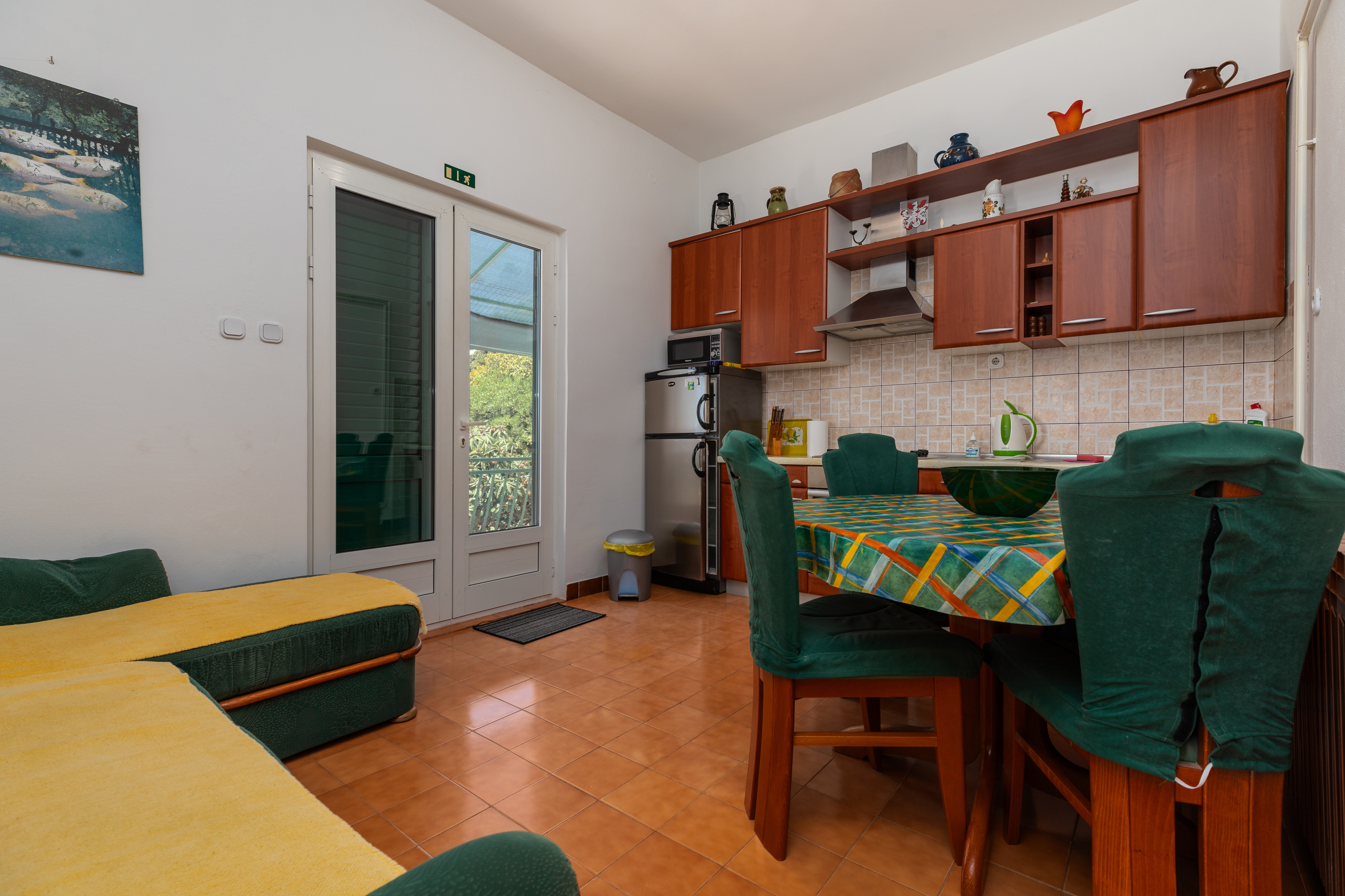 Studio flat with terrace and sea view Brist, Makarska (AS-22463-a)