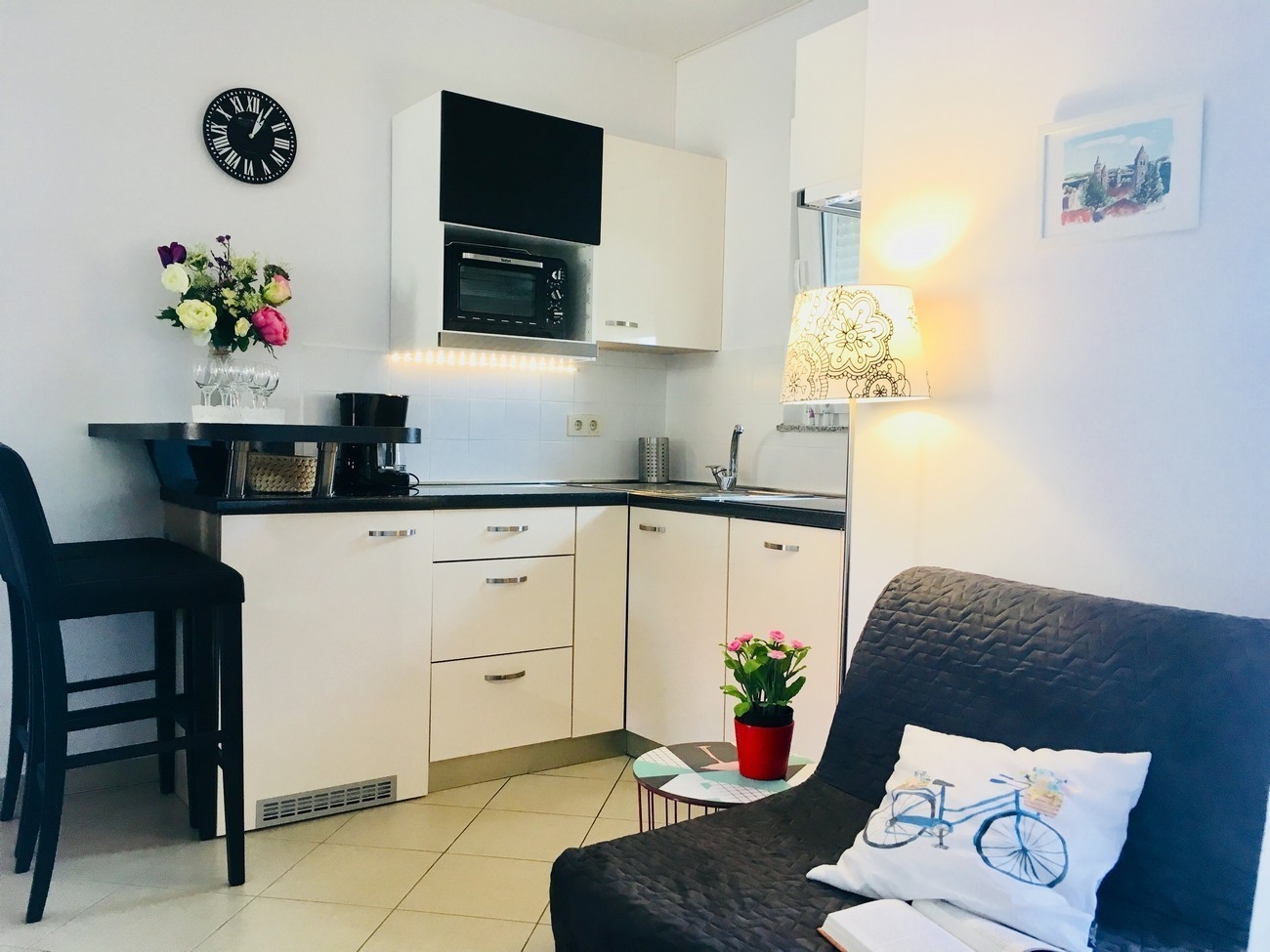 Studio flat with balcony Palit, Rab  AS-a
