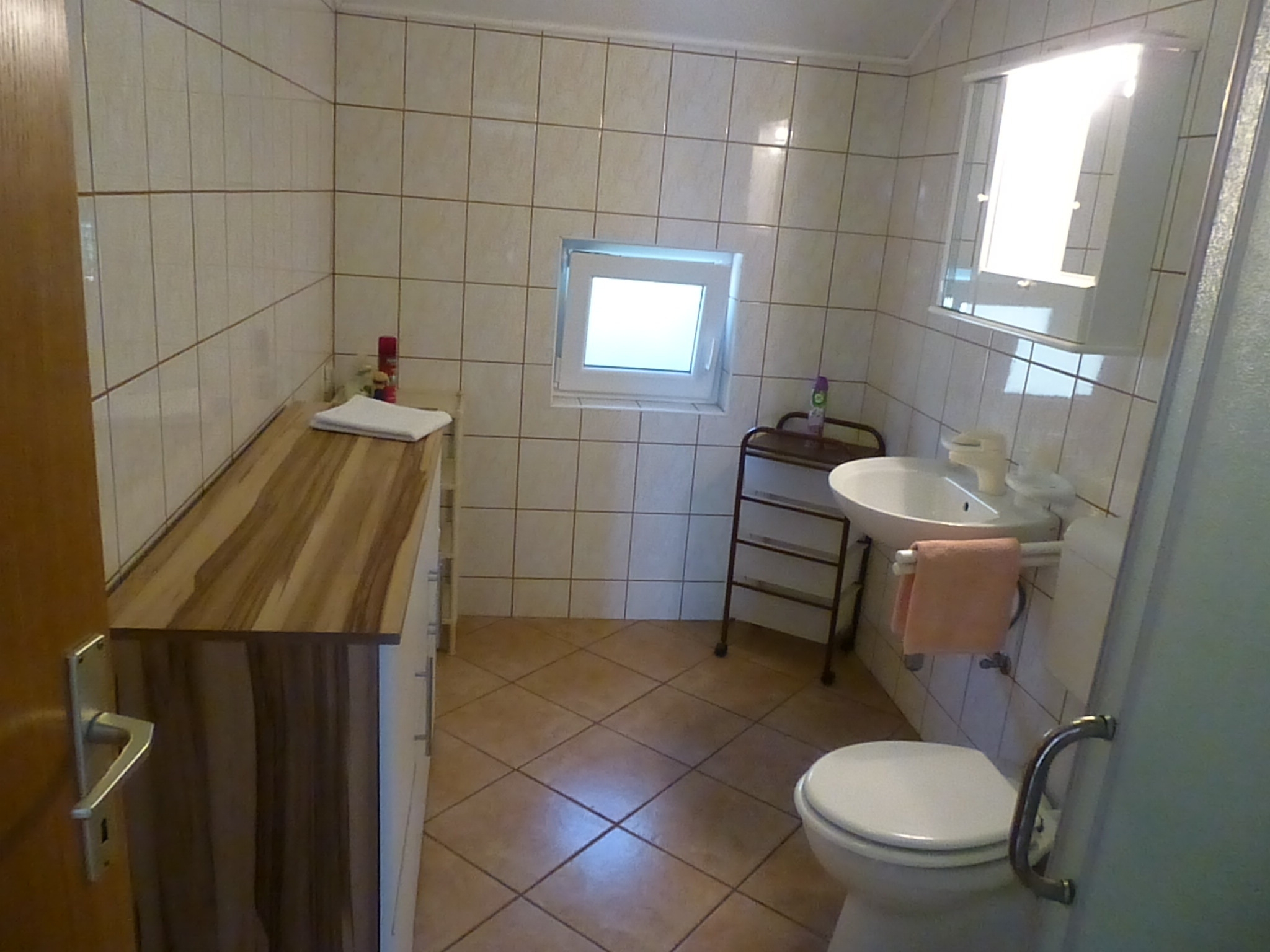 One bedroom apartment with terrace and sea view Omišalj, Krk  A-c