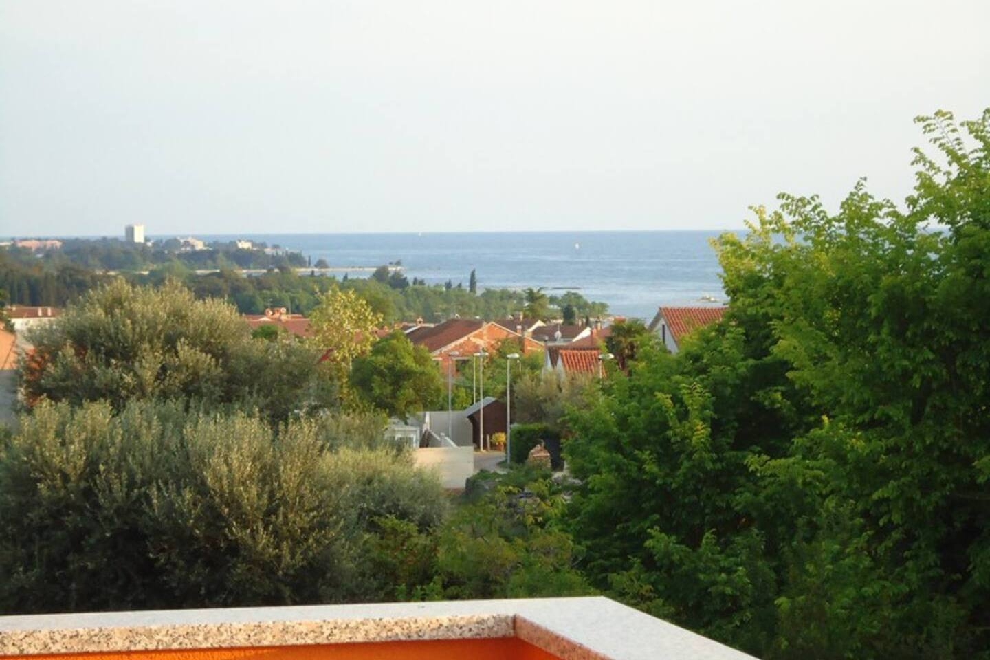 One bedroom apartment with balcony and sea view Zambratija, Umag  A-c