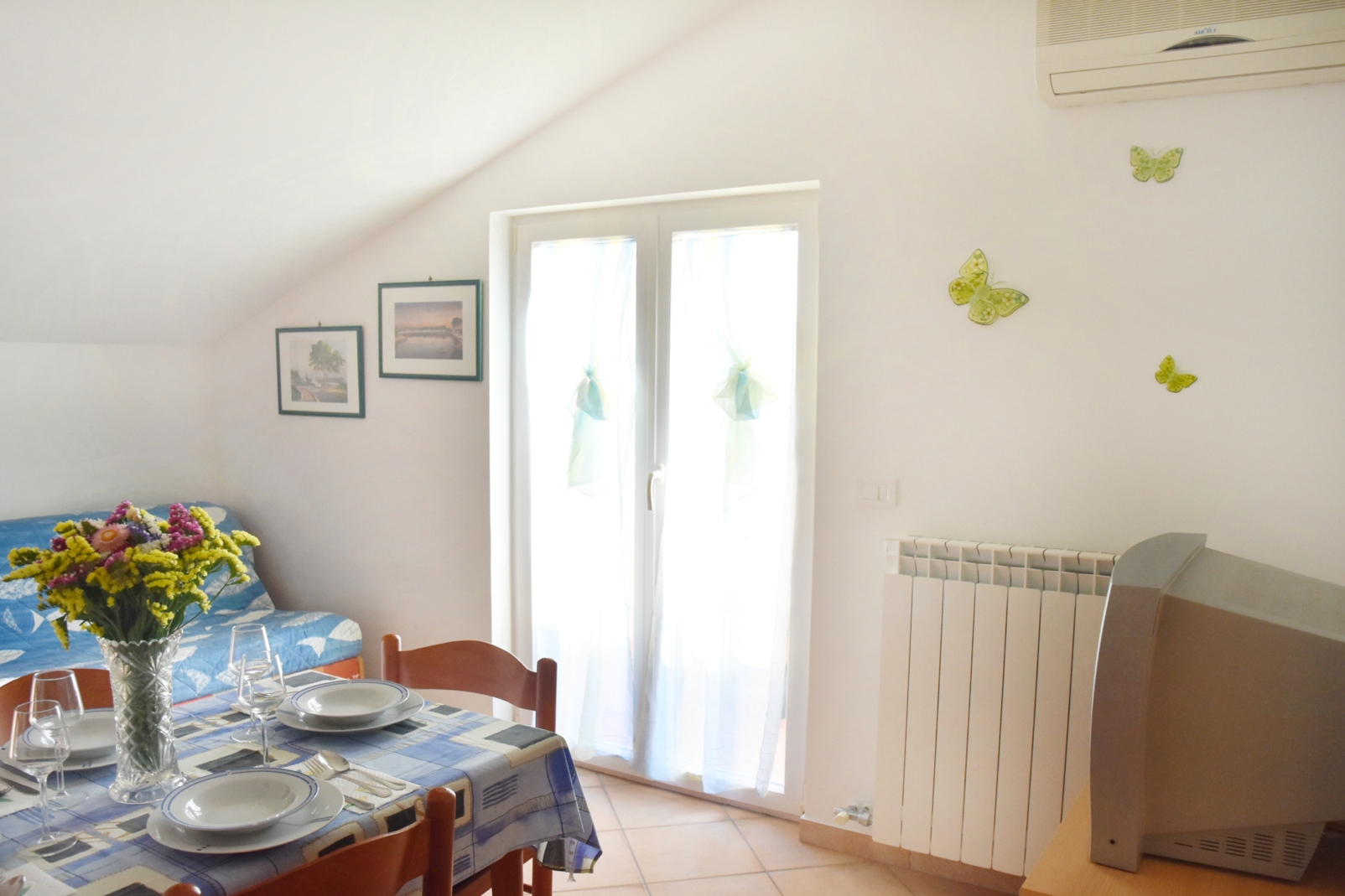 One bedroom apartment with balcony and sea view Zambratija, Umag  A-c