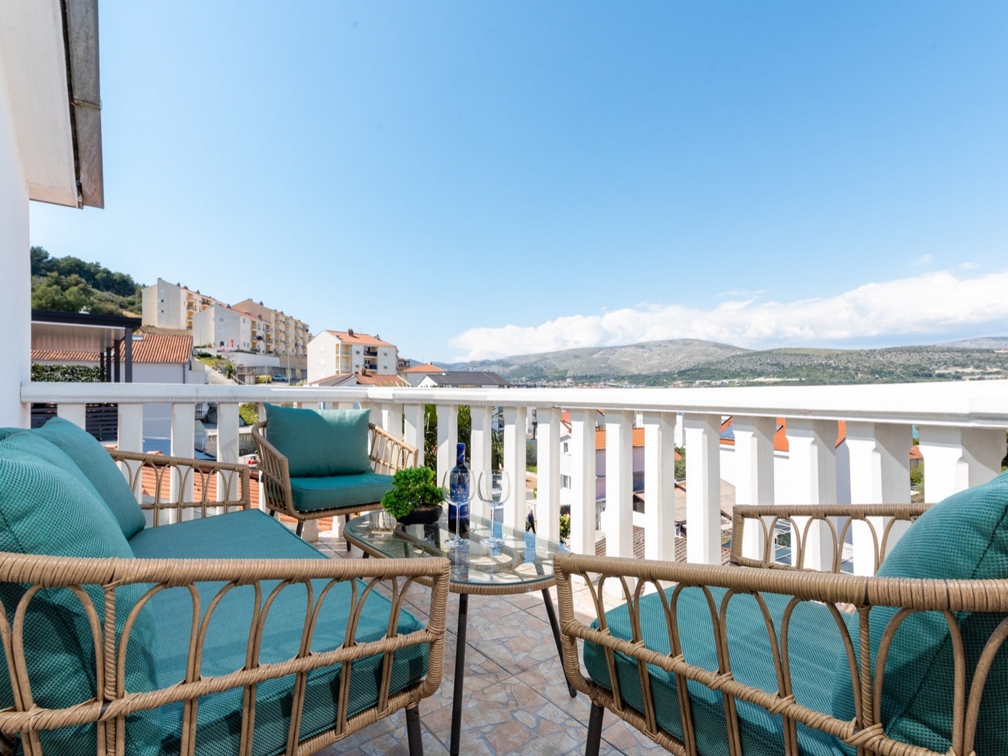 One bedroom apartment with balcony and sea view Mastrinka, Čiovo  A-b