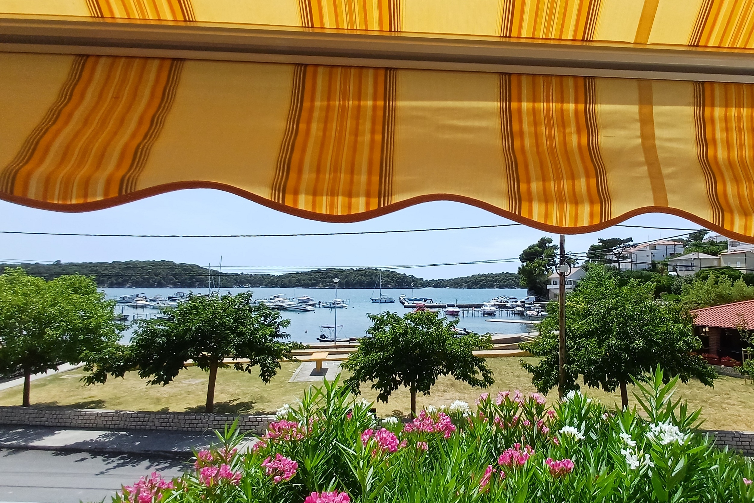 One bedroom apartment with balcony and sea view Palit, Rab (A-22493-a)