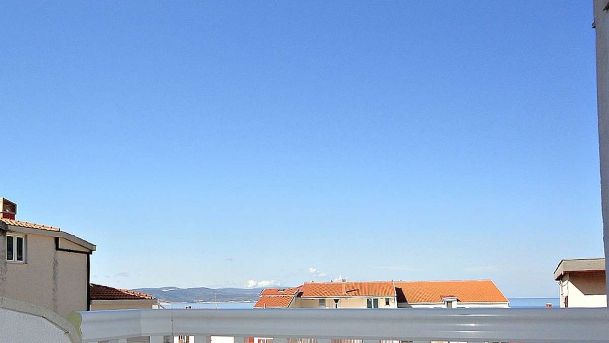 One bedroom apartment with balcony and sea view Baška Voda, Makarska  A-a