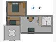 Povljana, Plan in the apartment, WiFi.