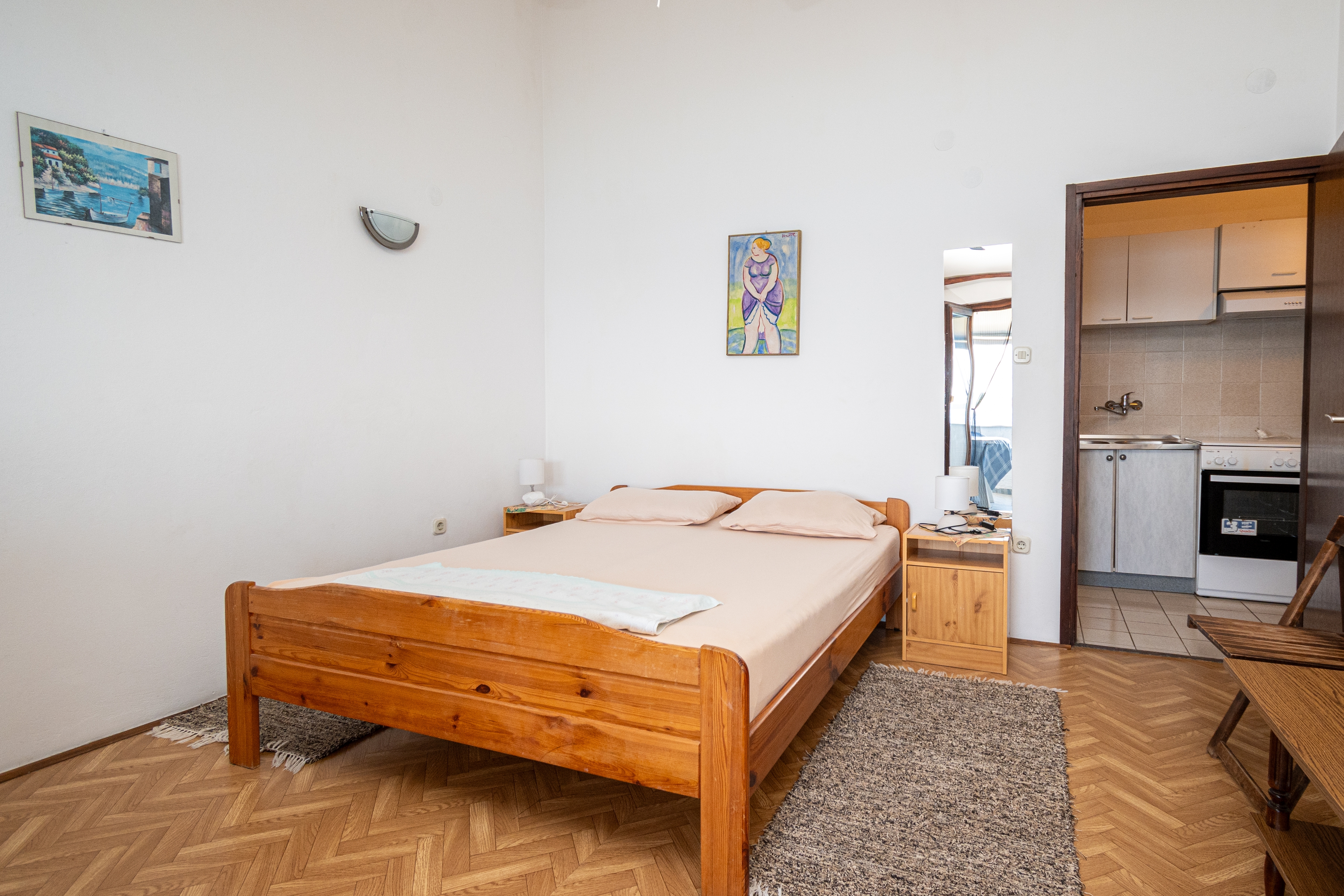 One bedroom apartment near beach Bibinje, Zadar  A-a