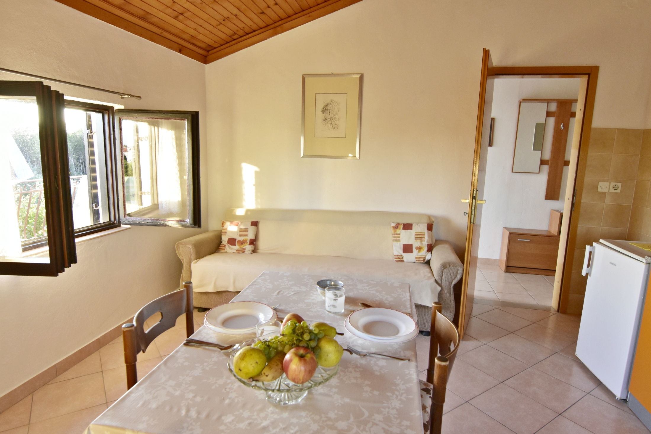 One bedroom apartment with terrace and sea view Zambratija (Umag) (A-22512-a)