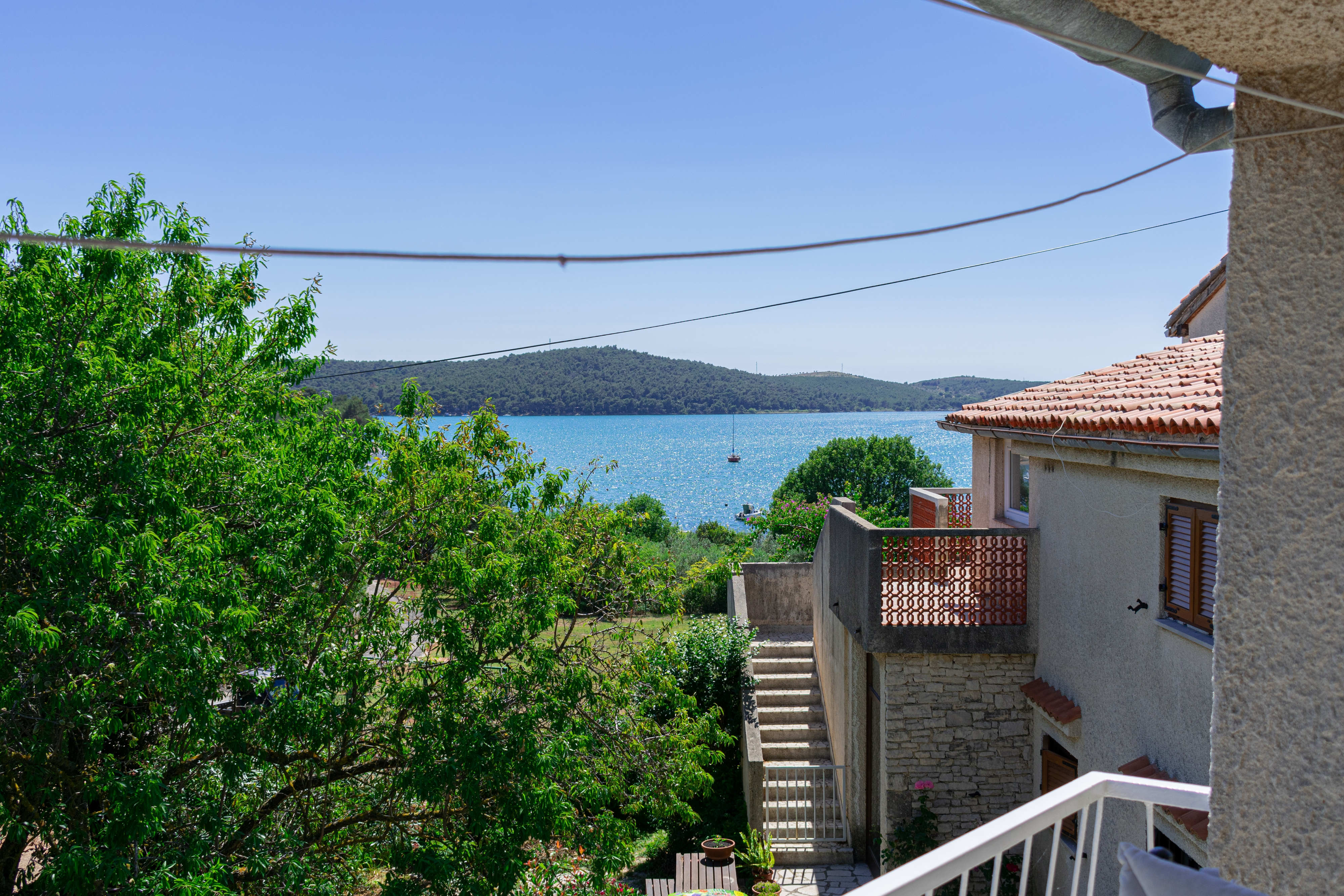 One bedroom apartment with balcony and sea view Medulin  A-b