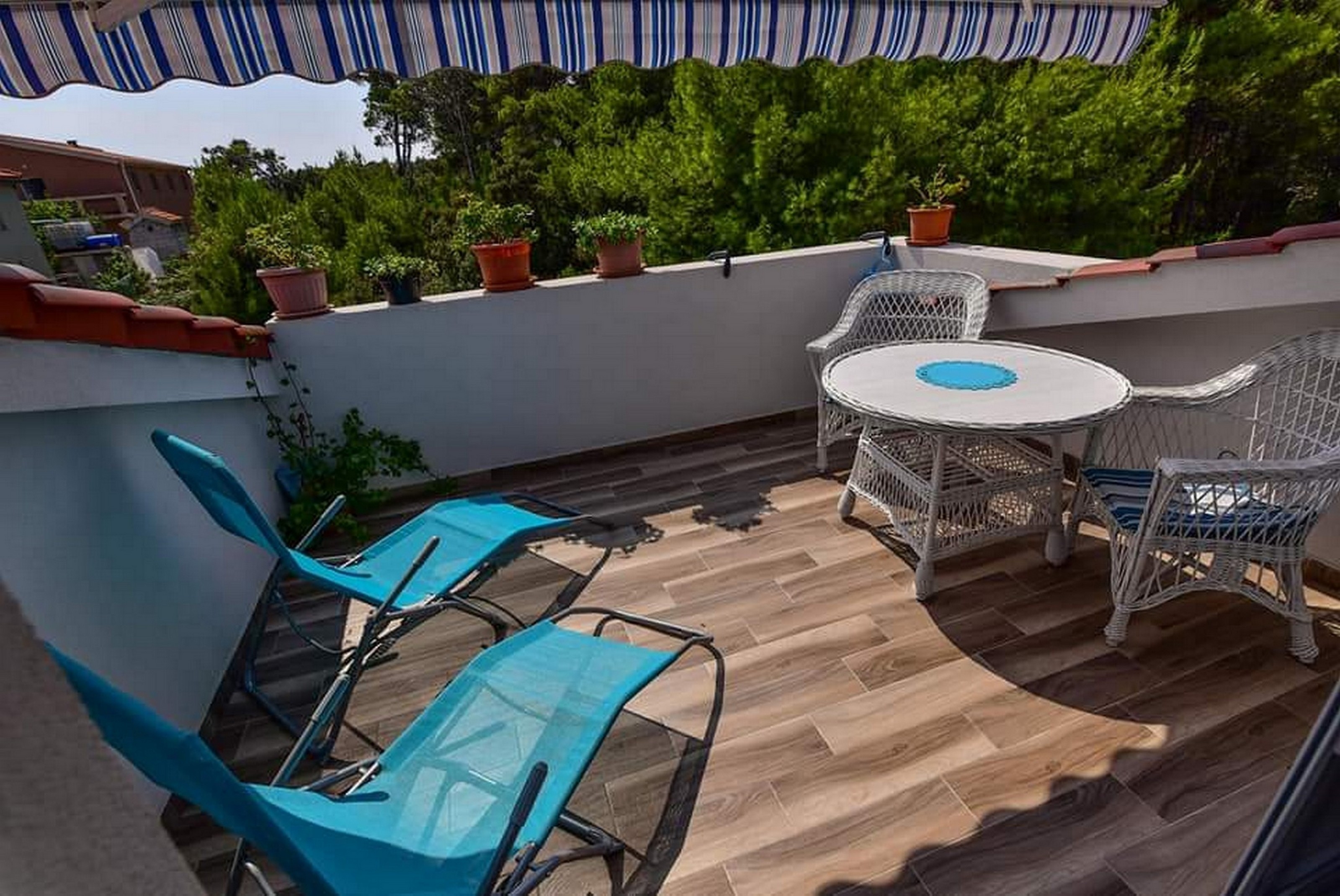 Studio flat with terrace Vir  AS-a